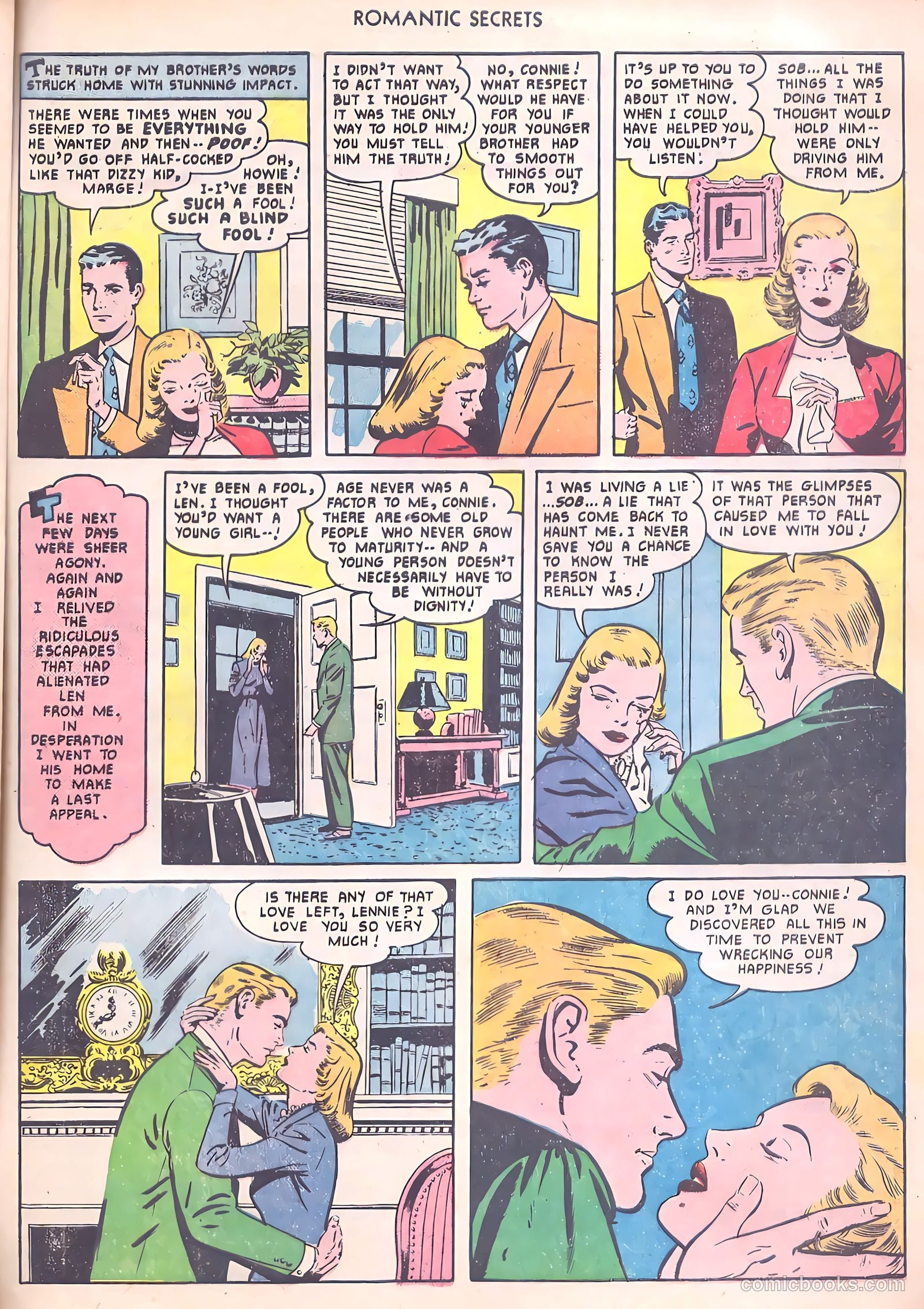Romantic Secrets #19 (1951) — page 23 of 36