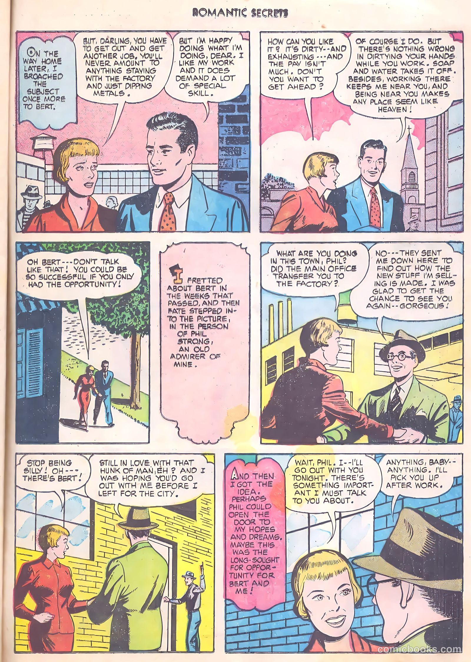 Romantic Secrets #19 (1951) — page 27 of 36