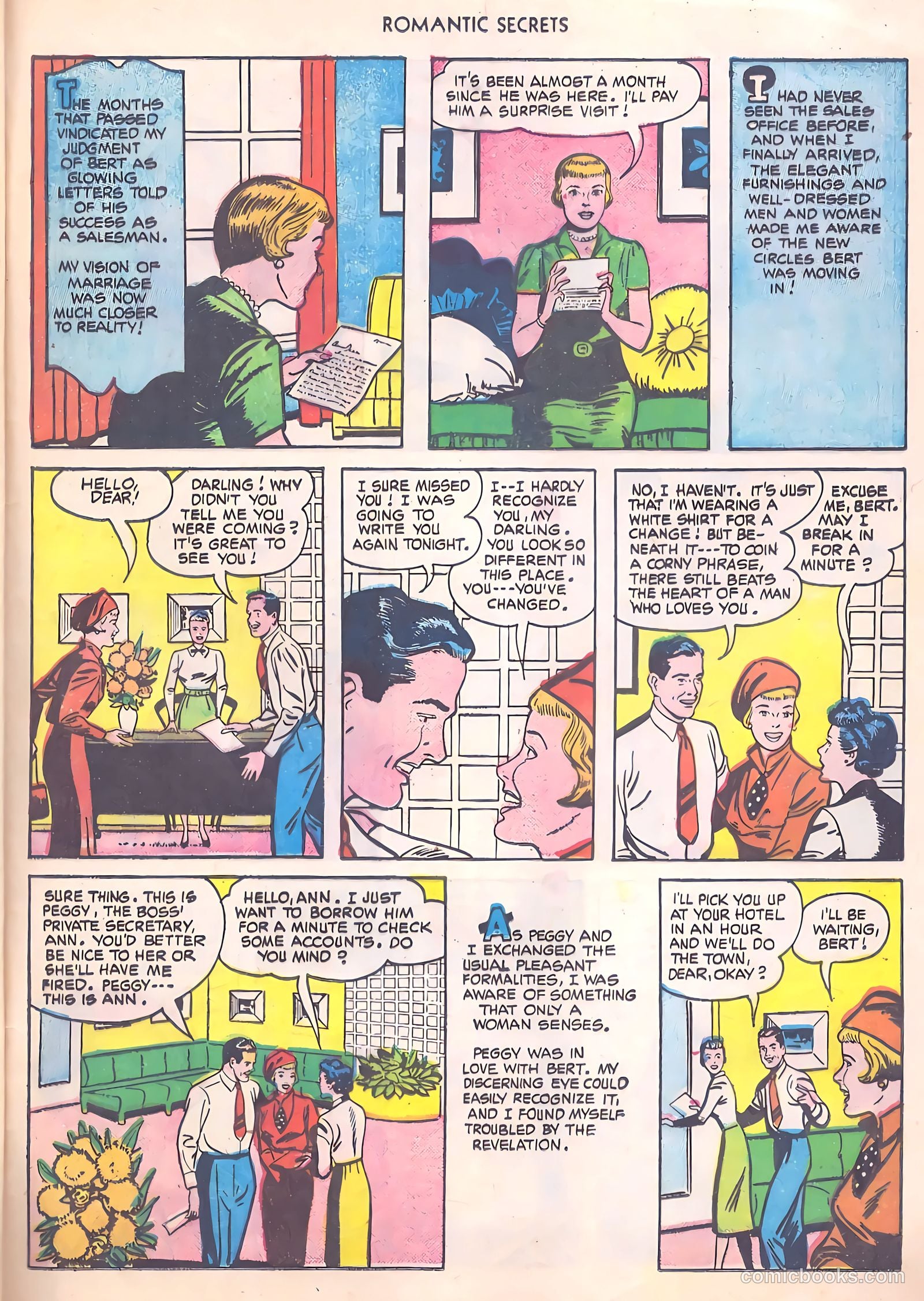 Romantic Secrets #19 (1951) — page 29 of 36