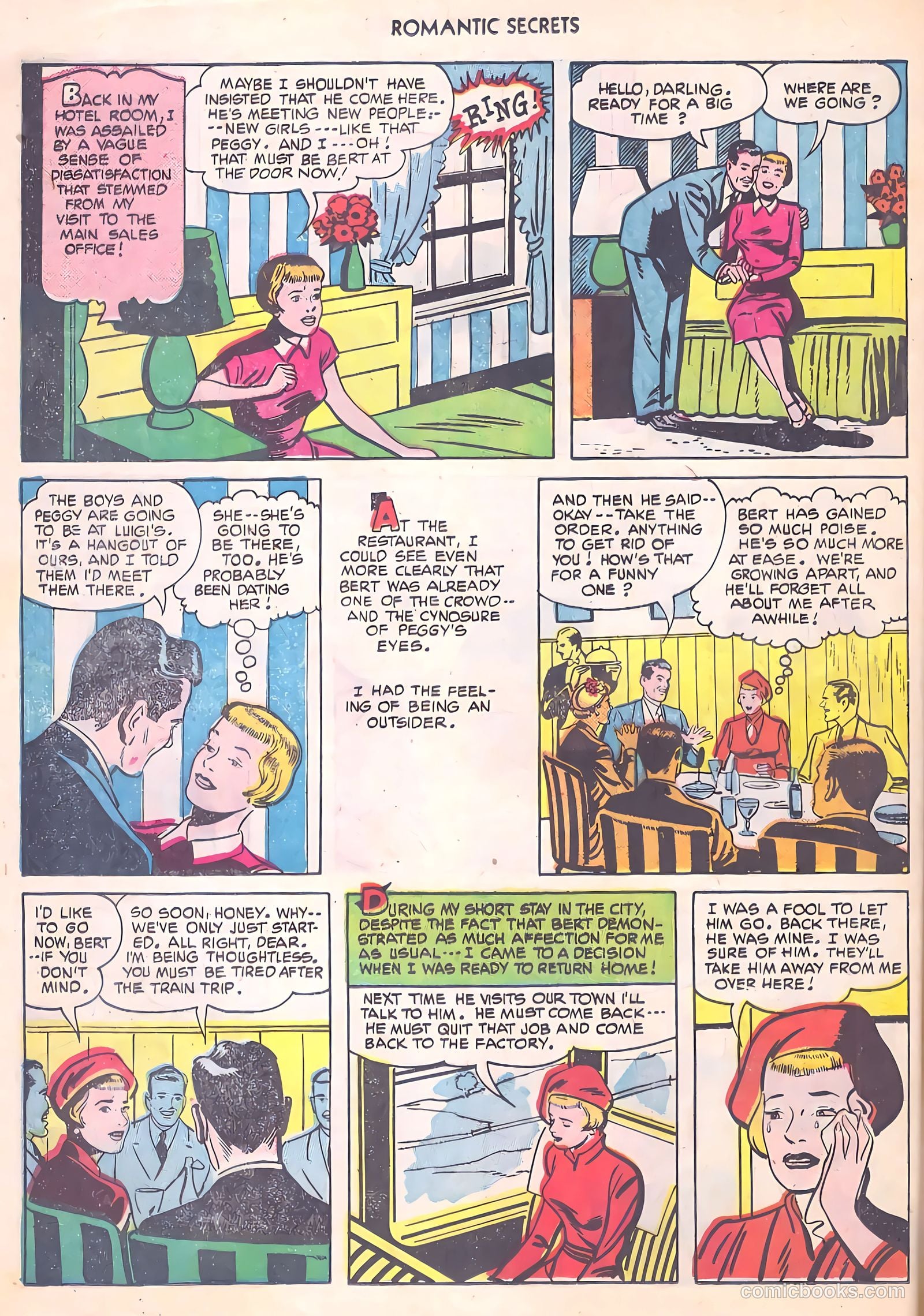 Romantic Secrets #19 (1951) — page 30 of 36