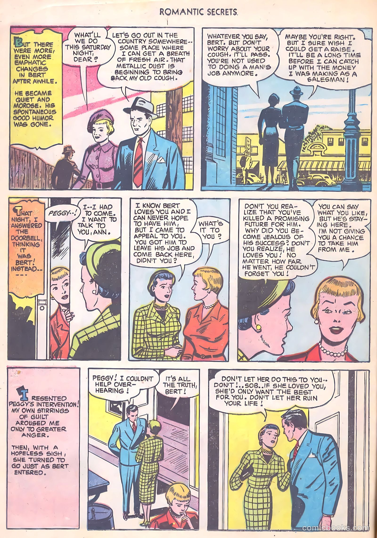 Romantic Secrets #19 (1951) — page 32 of 36