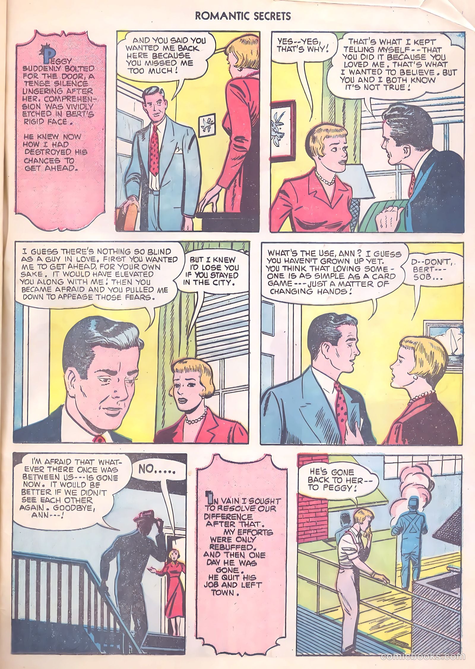 Romantic Secrets #19 (1951) — page 33 of 36