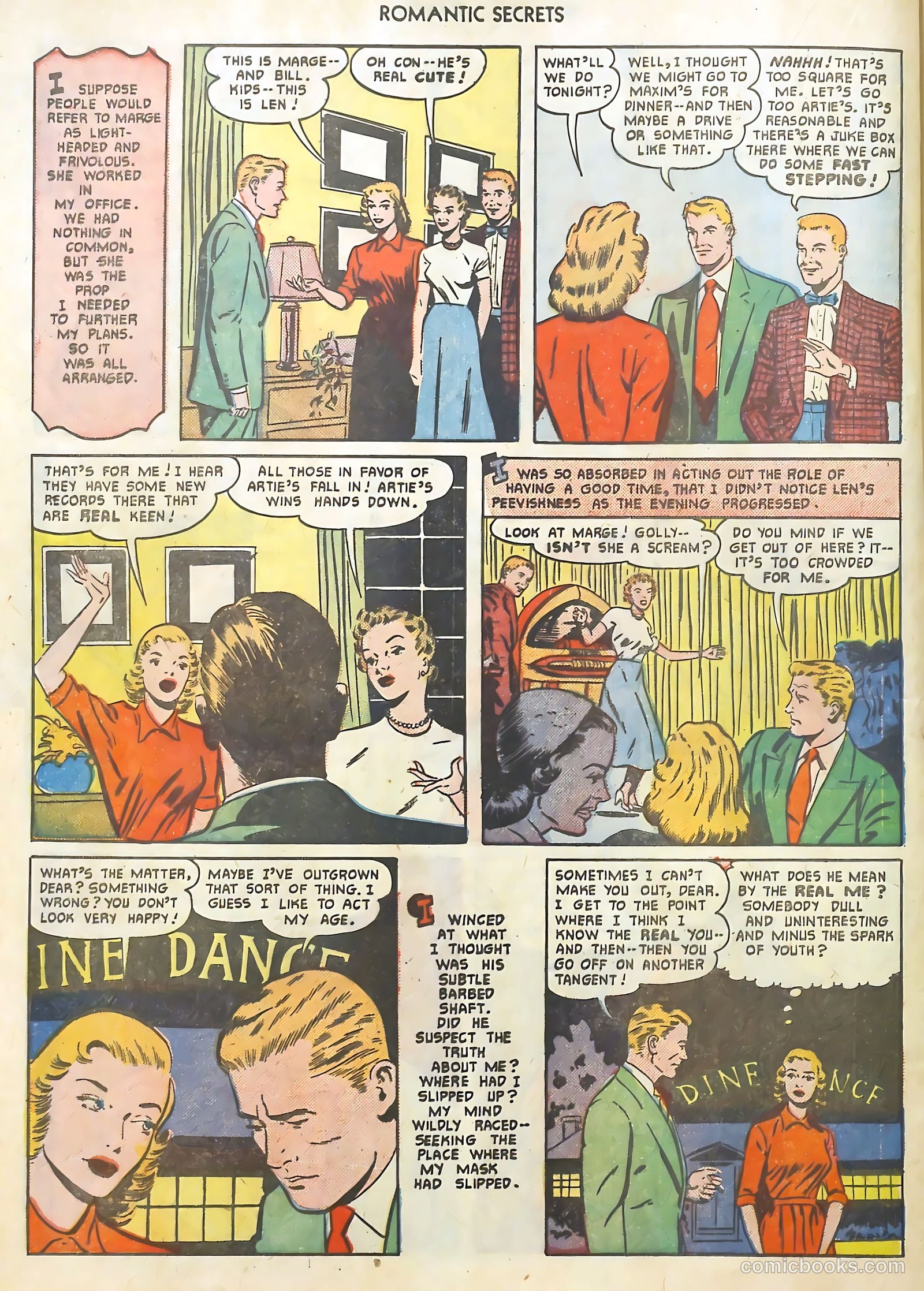 Romantic Secrets #19 (1959) — page 20 of 36