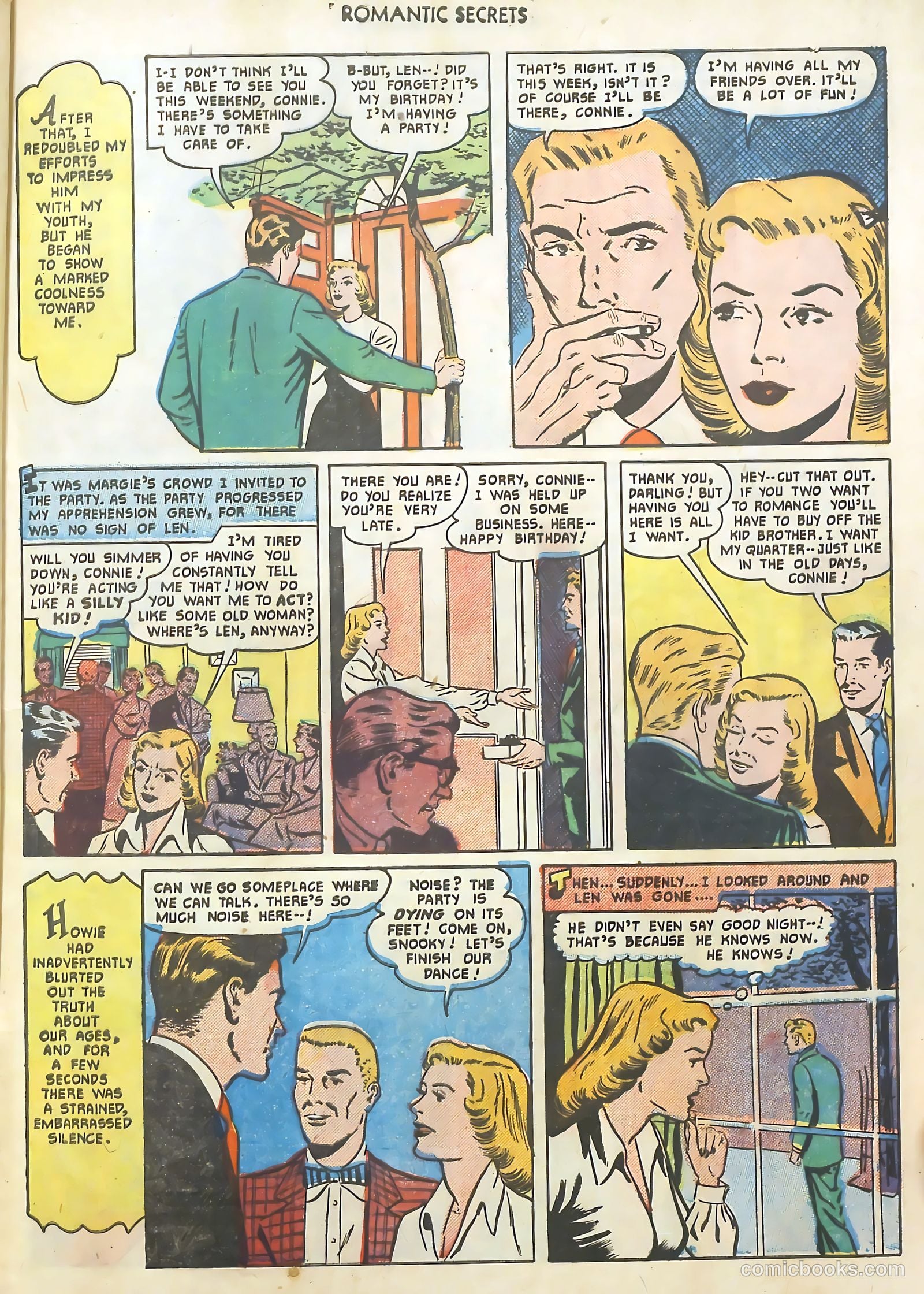 Romantic Secrets #19 (1959) — page 21 of 36