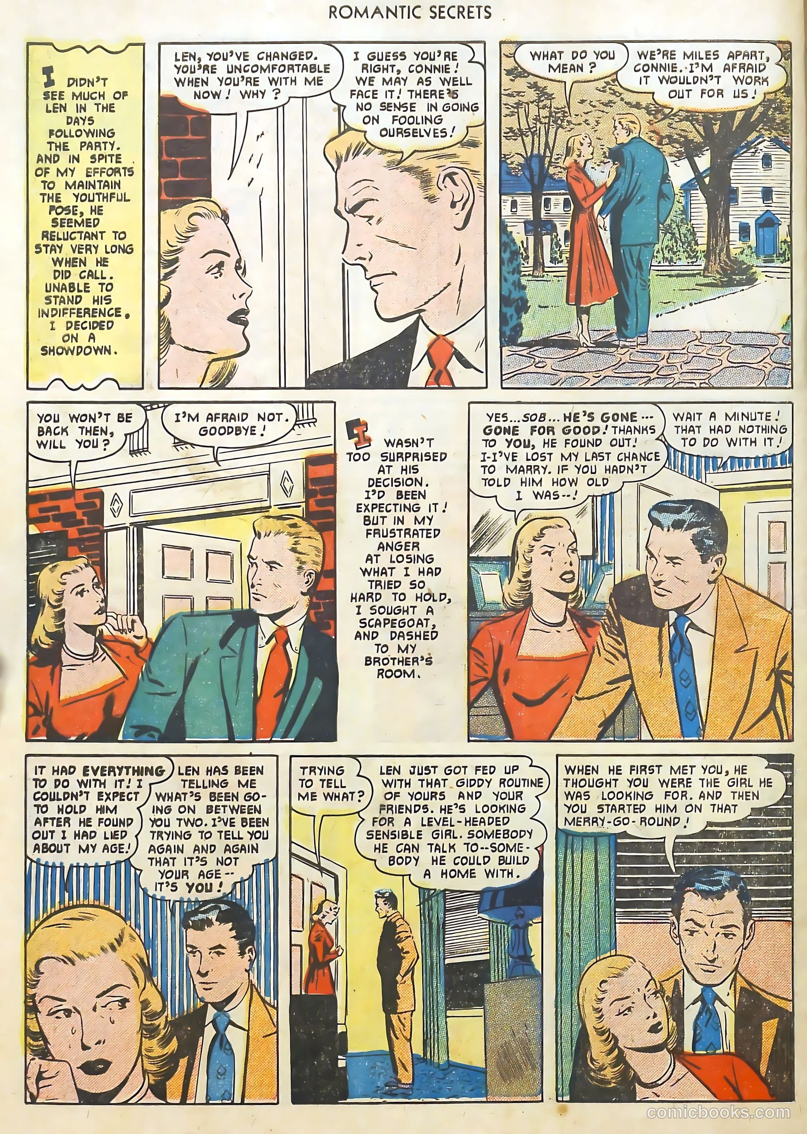 Romantic Secrets #19 (1959) — page 22 of 36