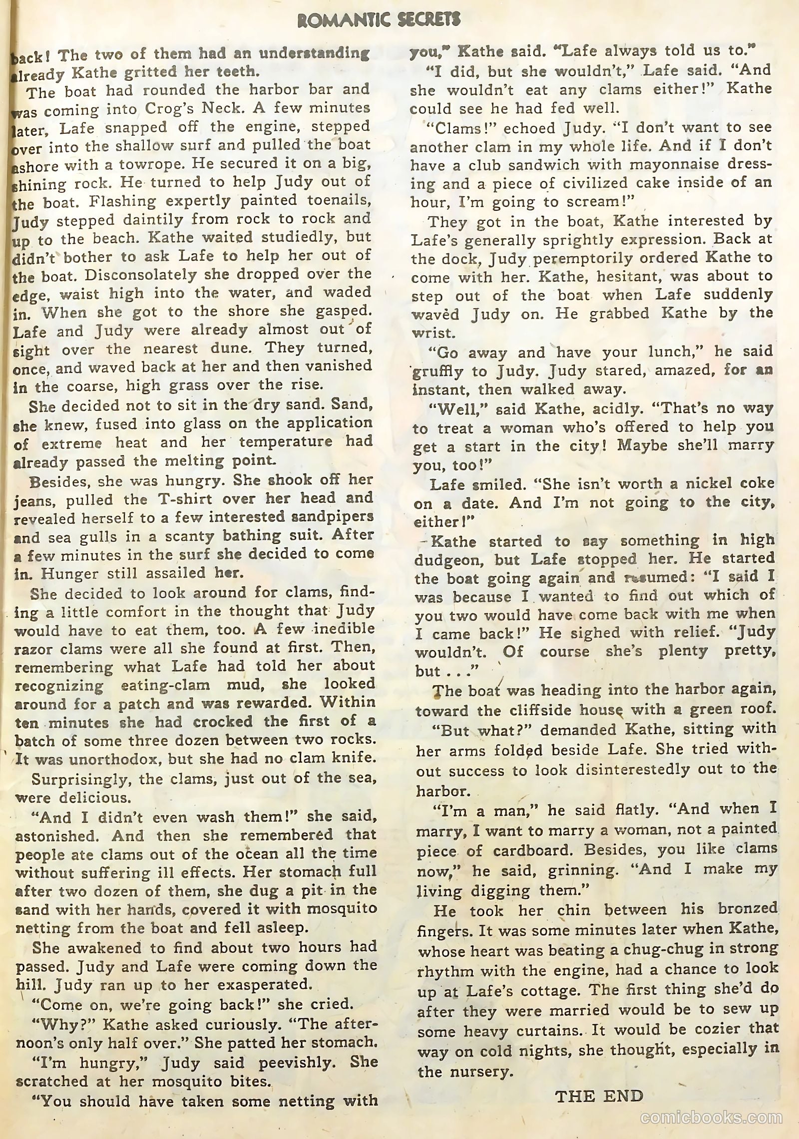 Romantic Secrets #19 (1959) — page 25 of 36