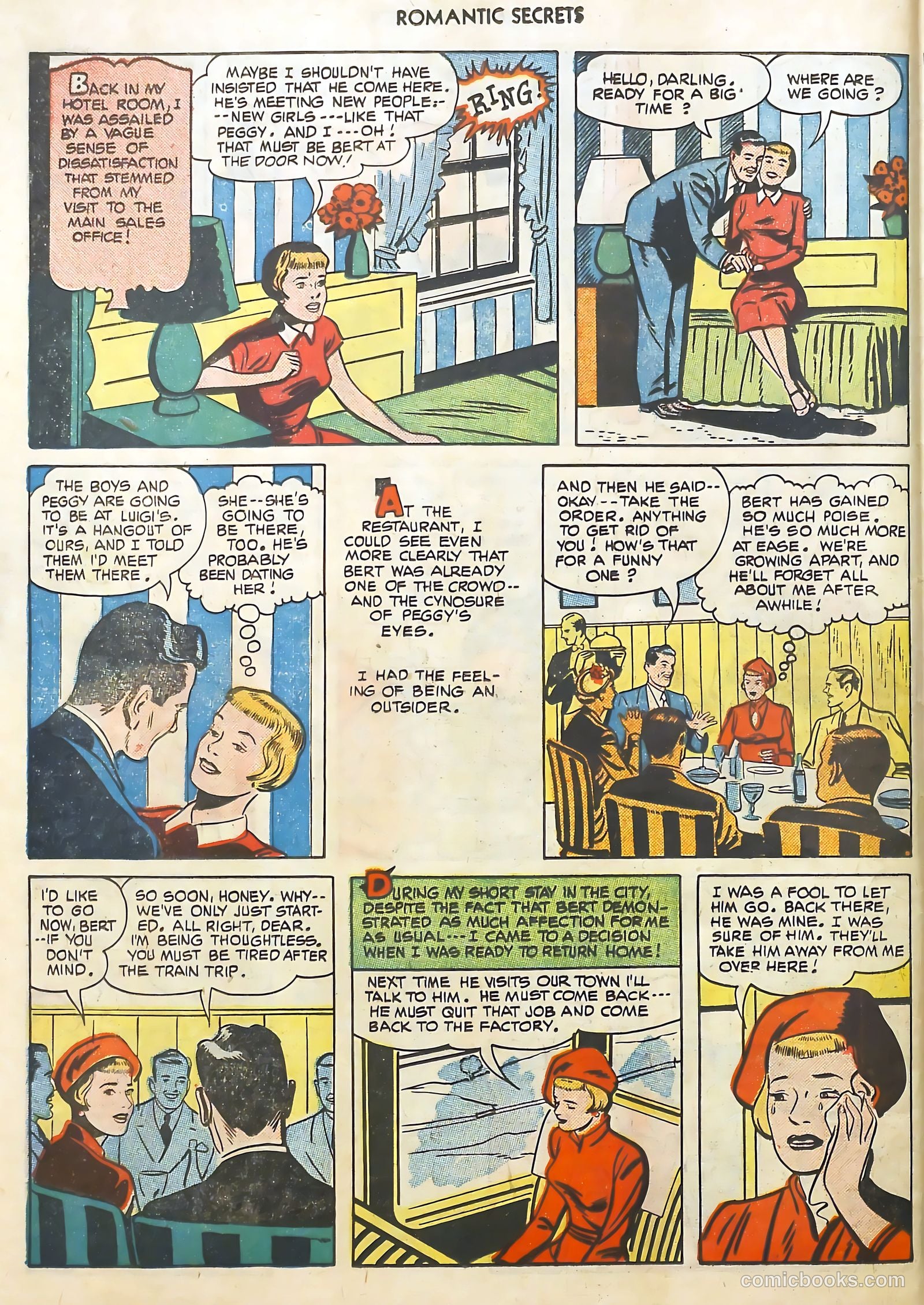 Romantic Secrets #19 (1959) — page 30 of 36