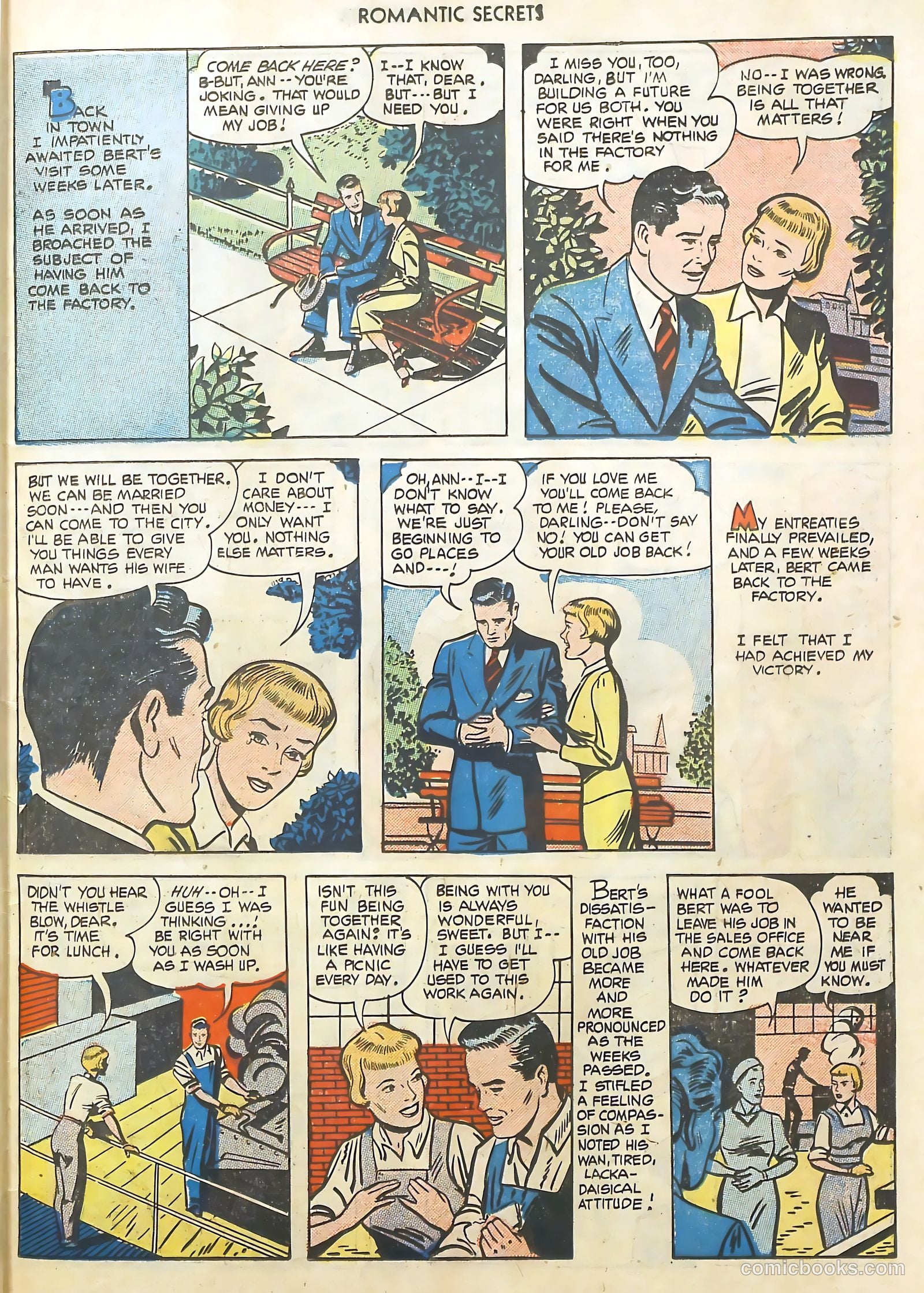 Romantic Secrets #19 (1959) — page 31 of 36