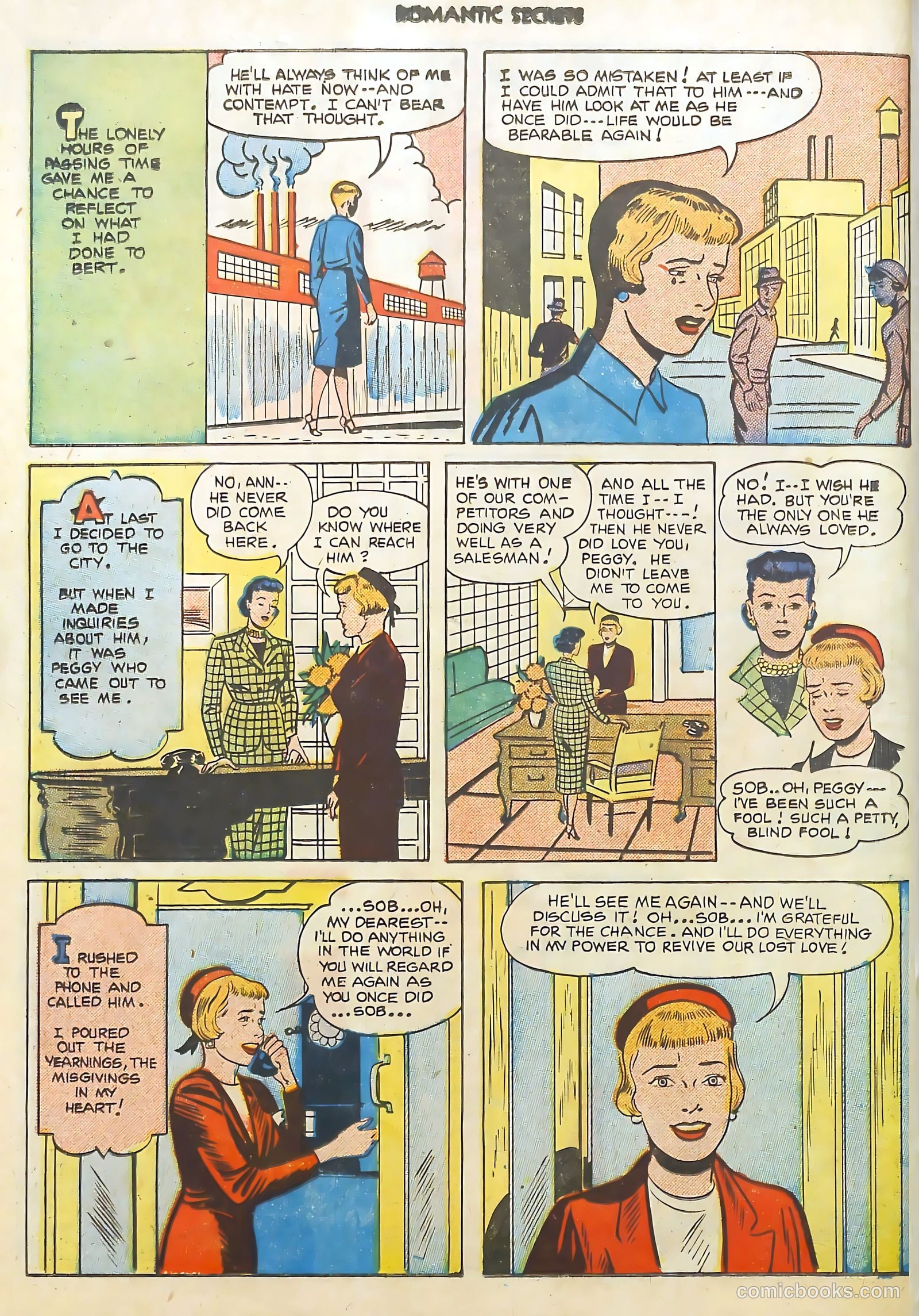Romantic Secrets #19 (1959) — page 34 of 36