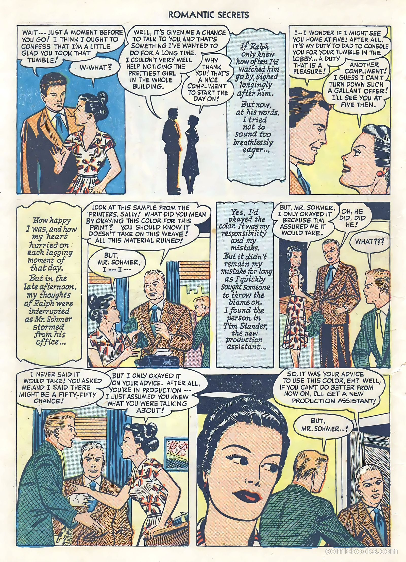 Romantic Secrets #2 (1949) — page 20 of 52