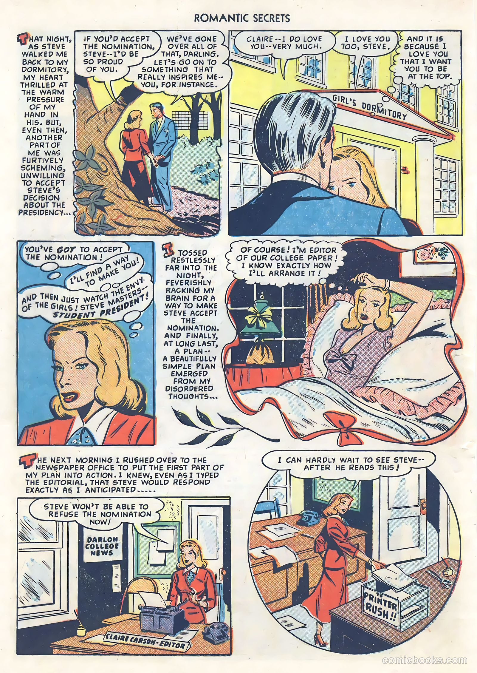 Romantic Secrets #2 (1949) — page 32 of 52