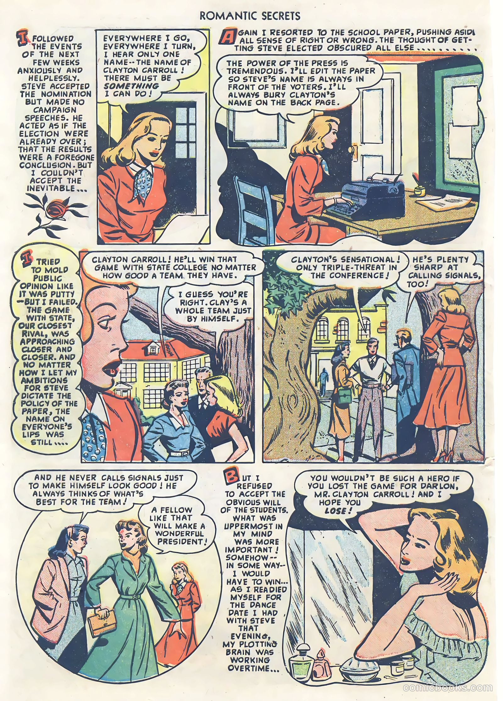 Romantic Secrets #2 (1949) — page 34 of 52