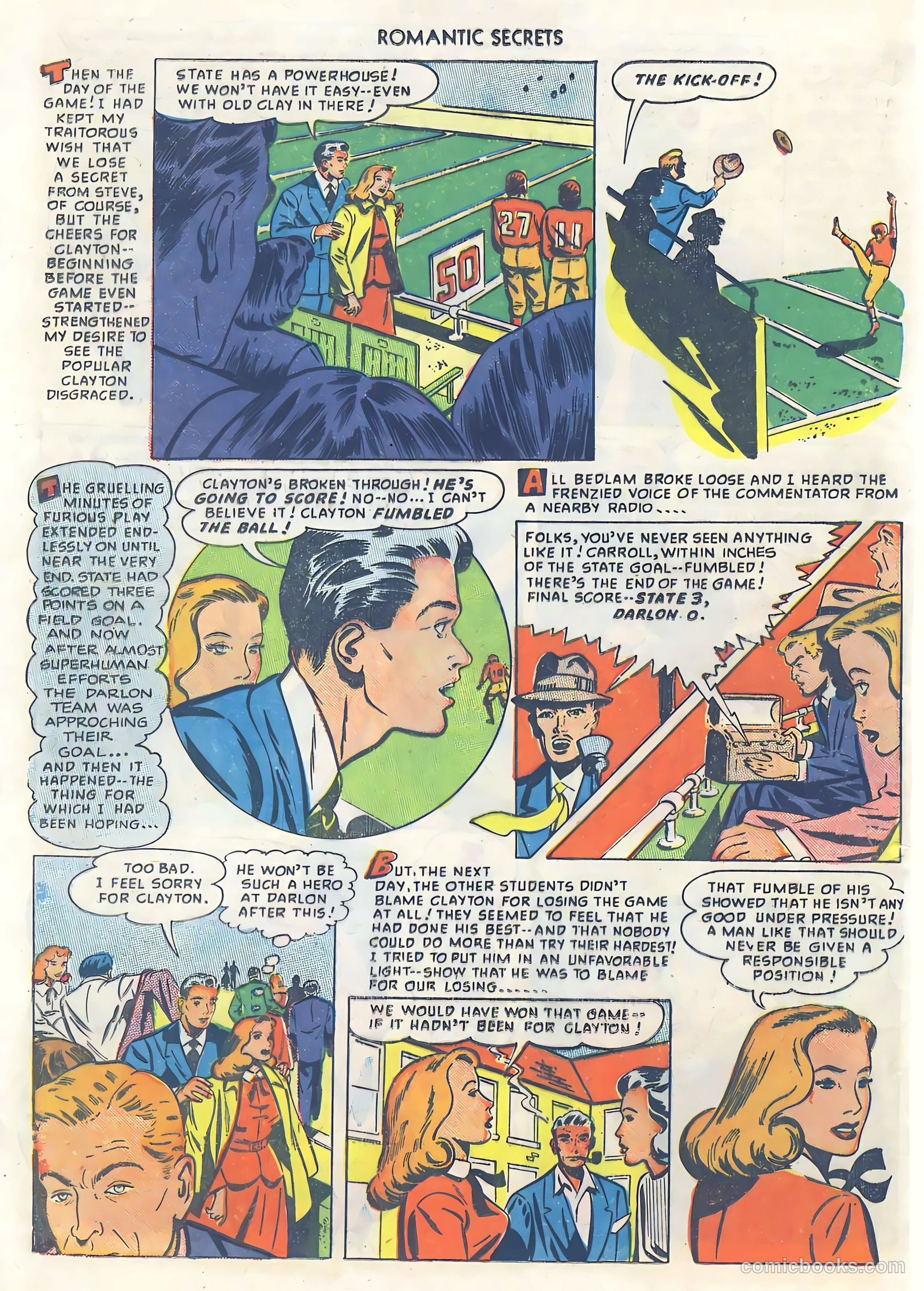 Romantic Secrets #2 (1949) — page 36 of 52