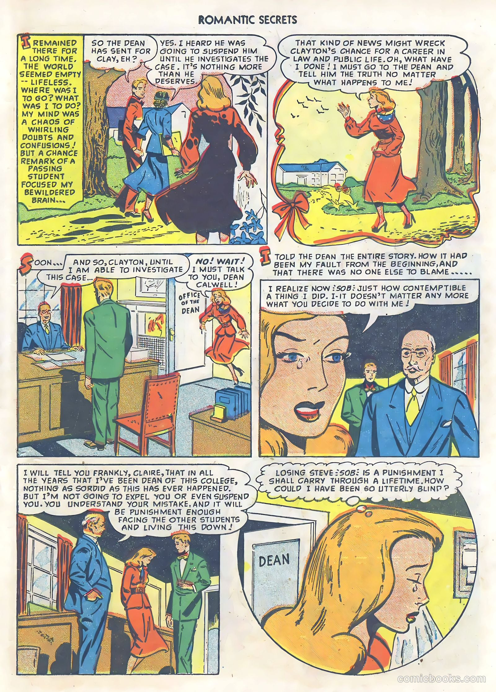 Romantic Secrets #2 (1949) — page 39 of 52
