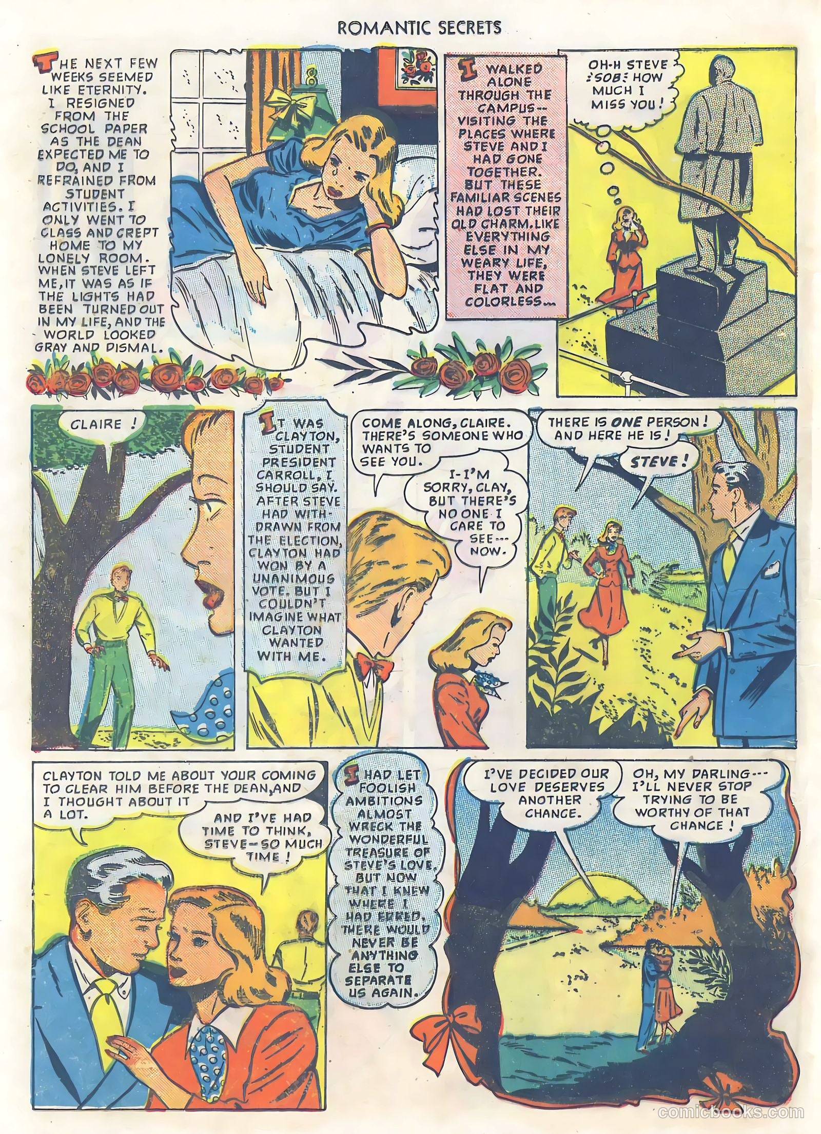 Romantic Secrets #2 (1949) — page 40 of 52
