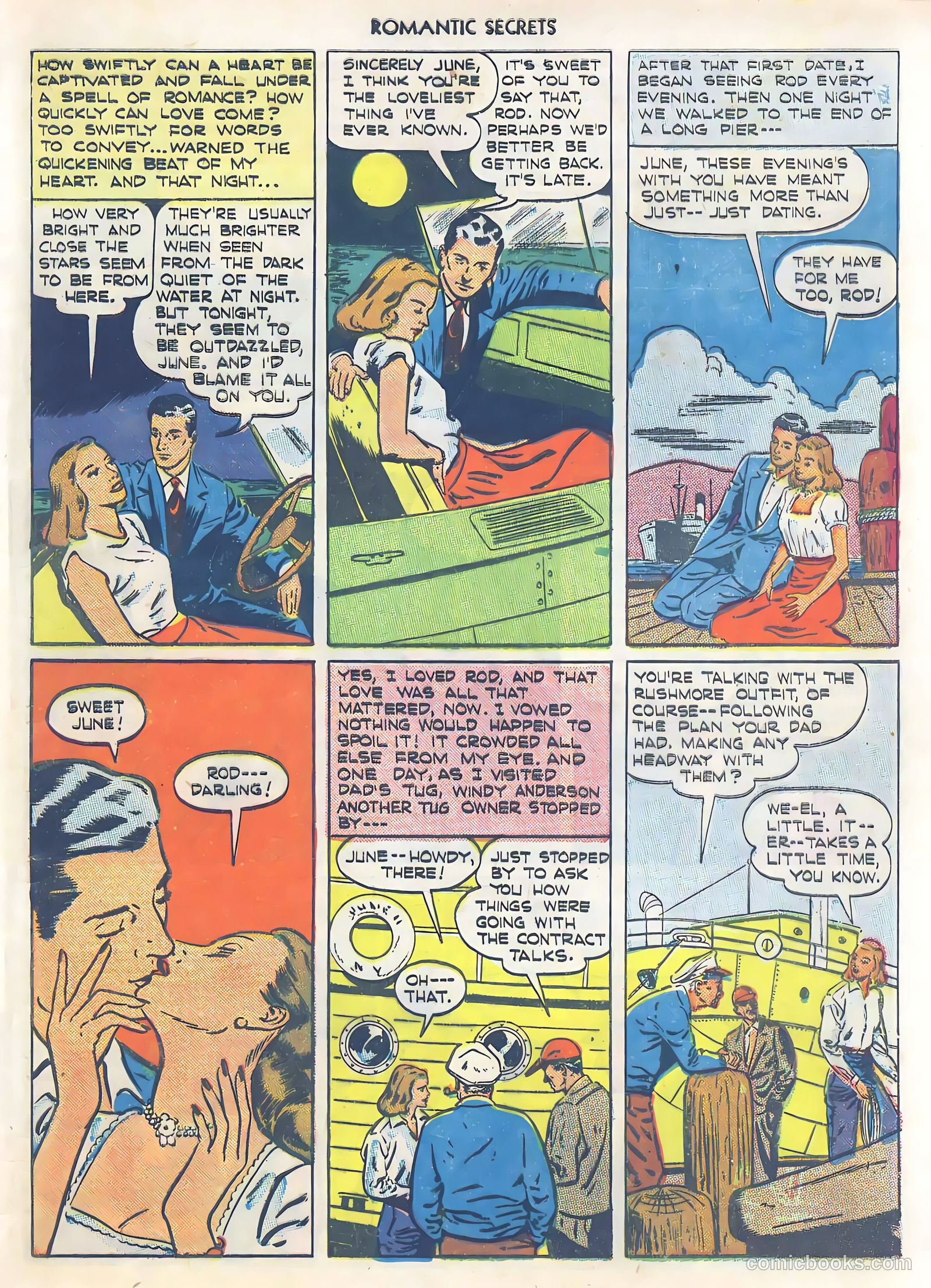 Romantic Secrets #2 (1949) — page 45 of 52