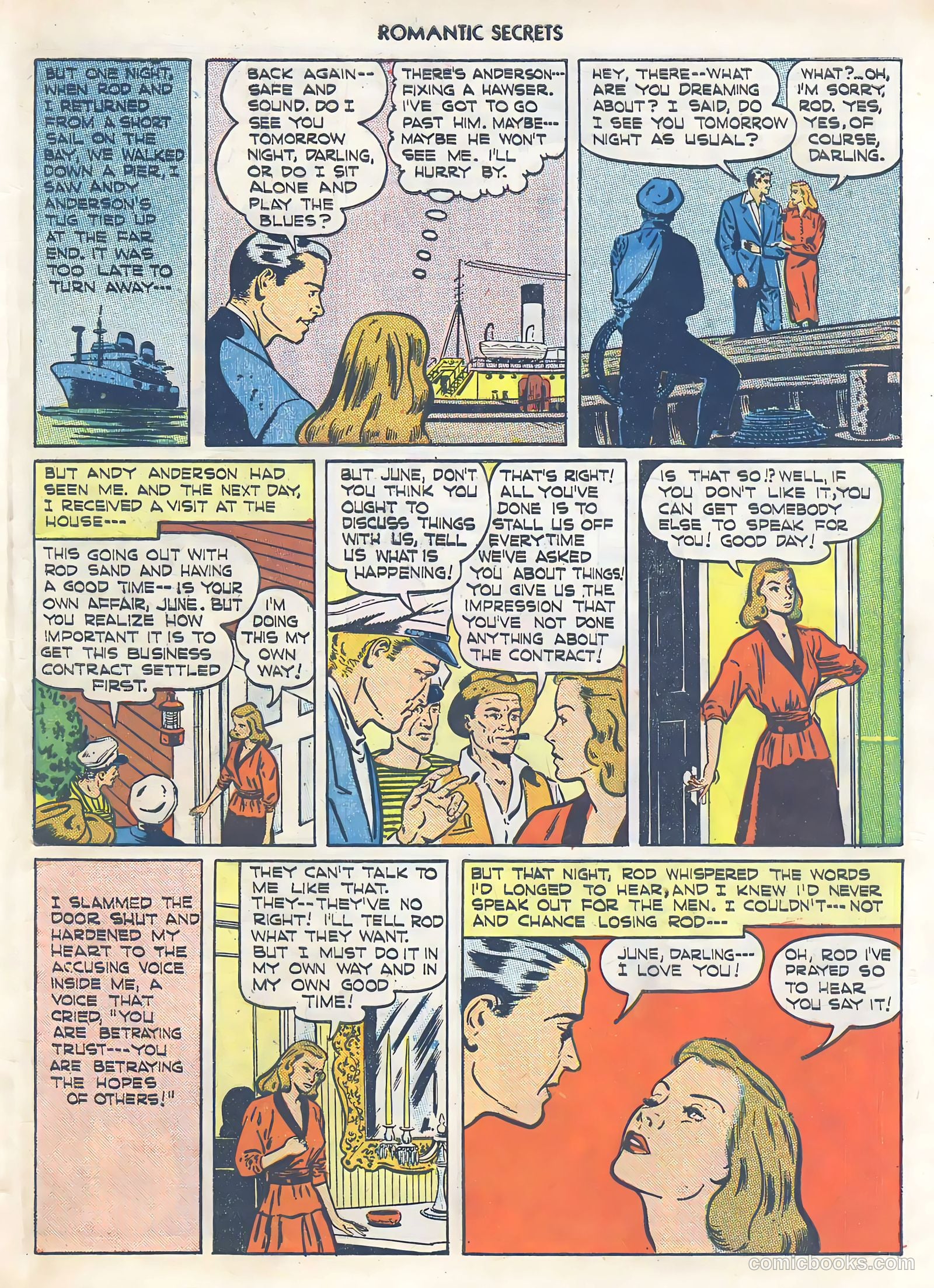 Romantic Secrets #2 (1949) — page 47 of 52