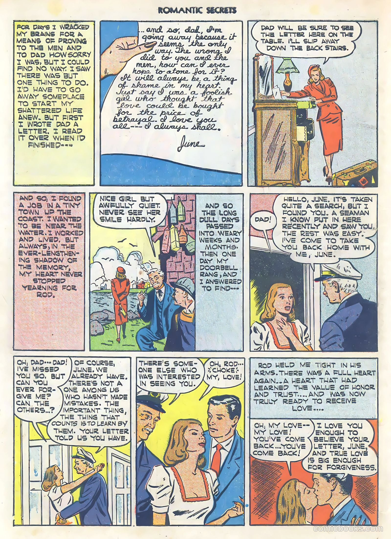 Romantic Secrets #2 (1949) — page 50 of 52