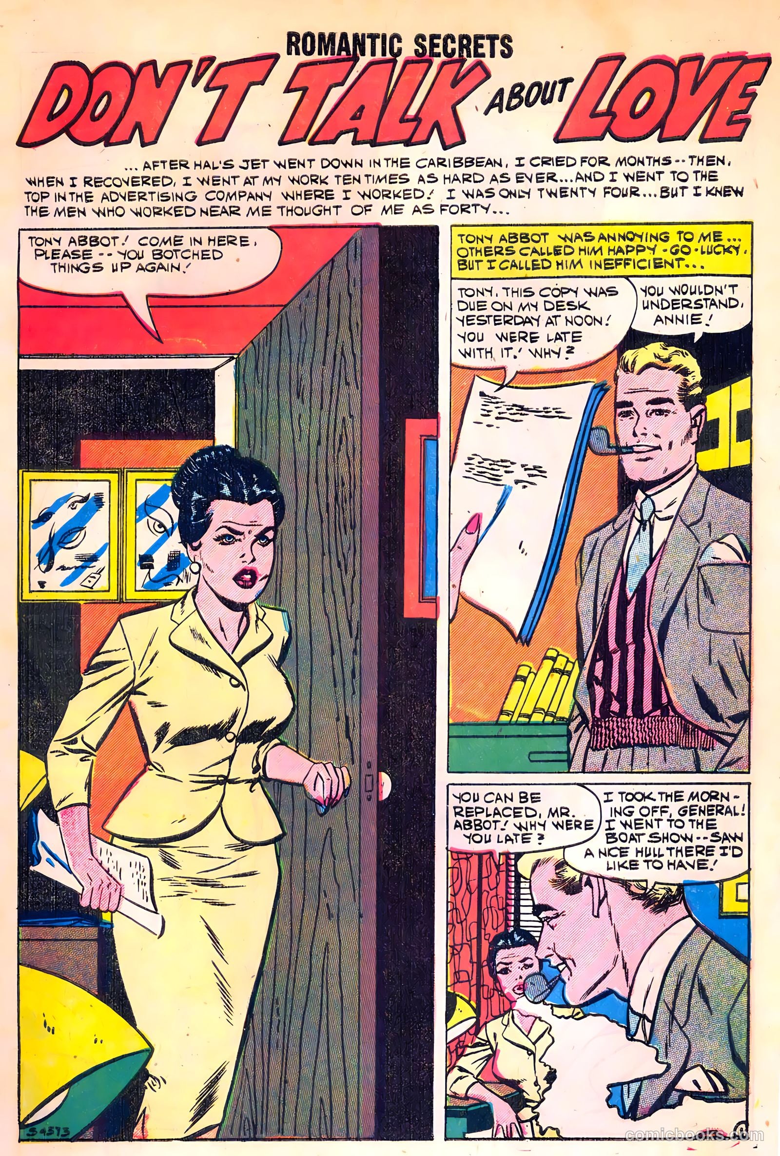Romantic Secrets #20 (1959) — page 3 of 36