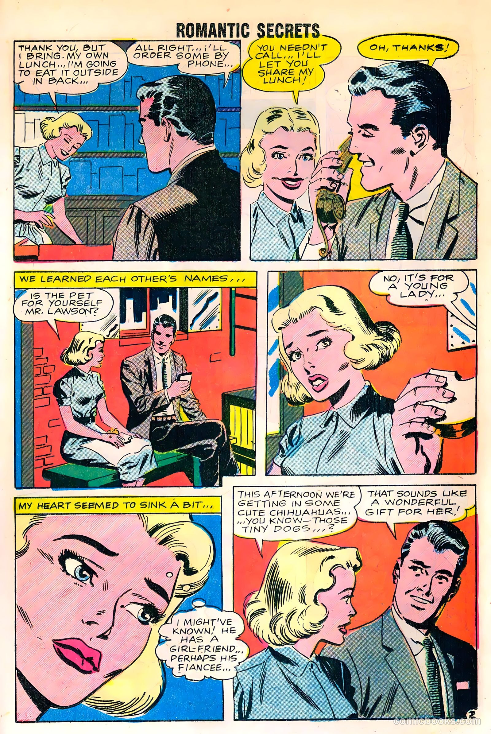 Romantic Secrets #20 (1959) — page 17 of 36