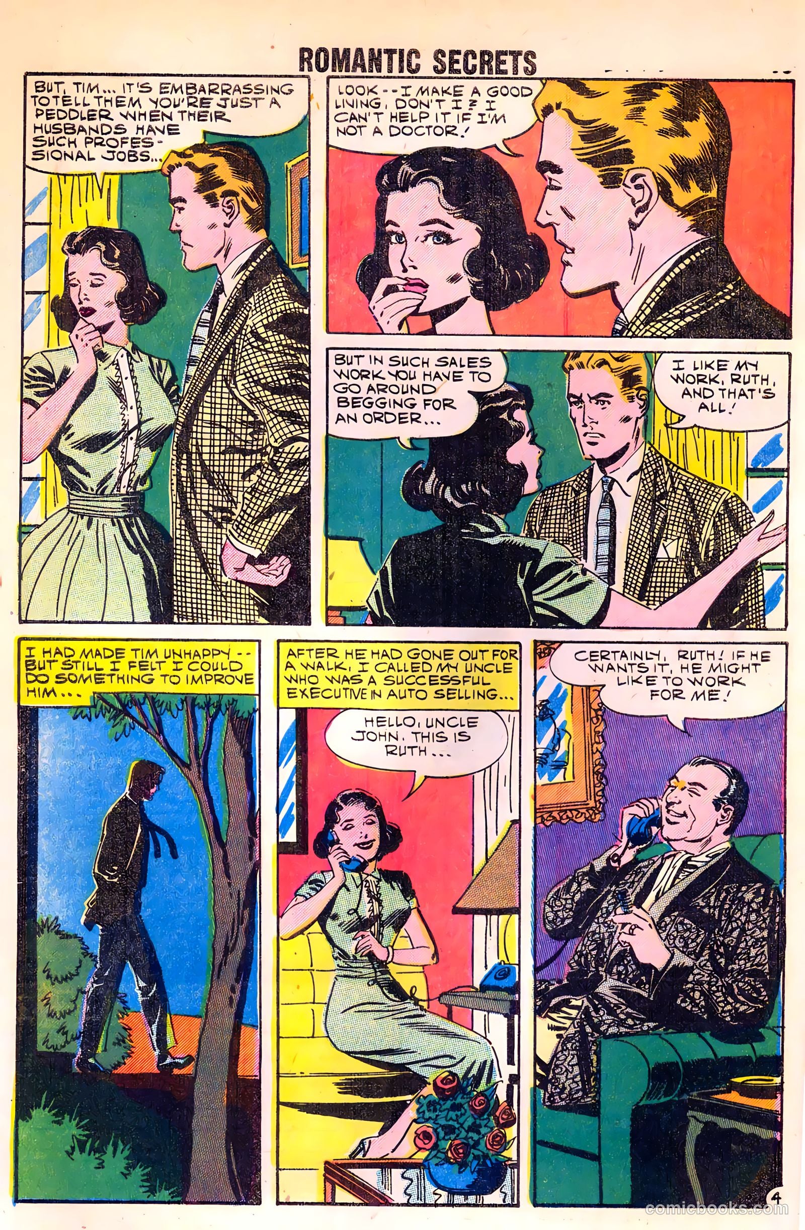 Romantic Secrets #20 (1959) — page 32 of 36
