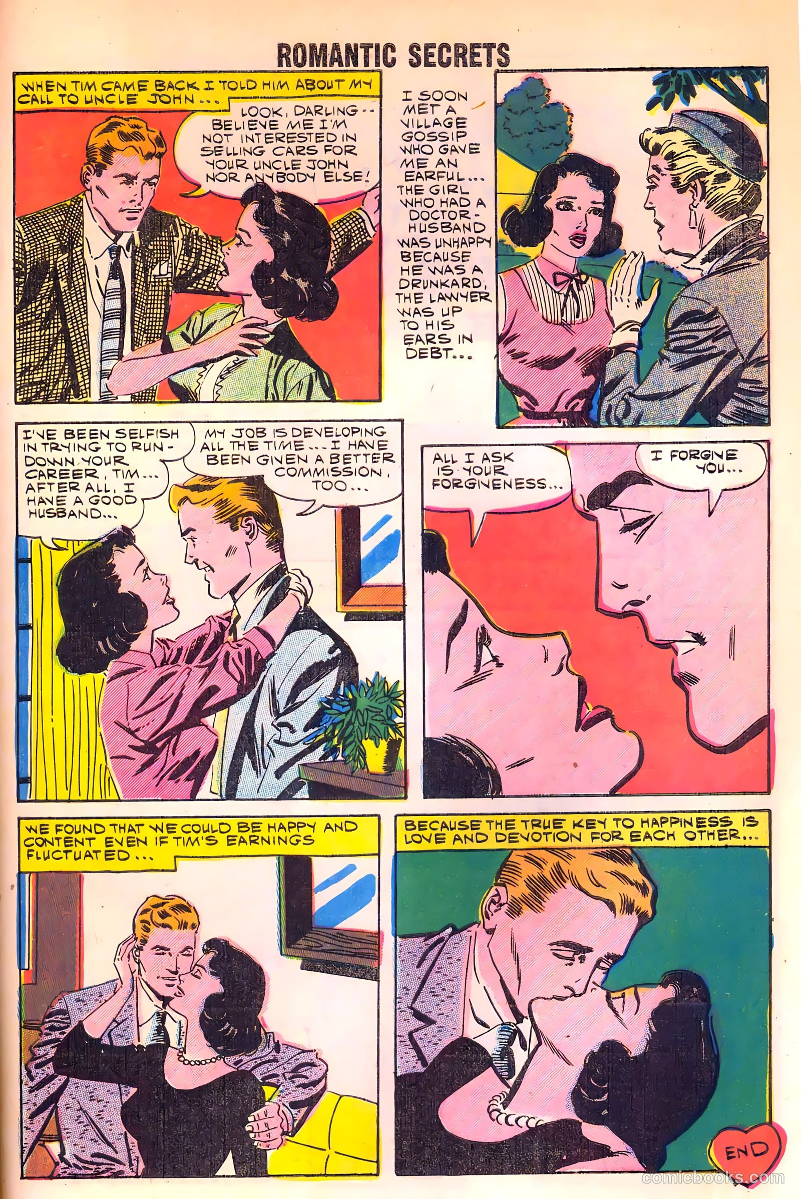 Romantic Secrets #20 (1959) — page 33 of 36