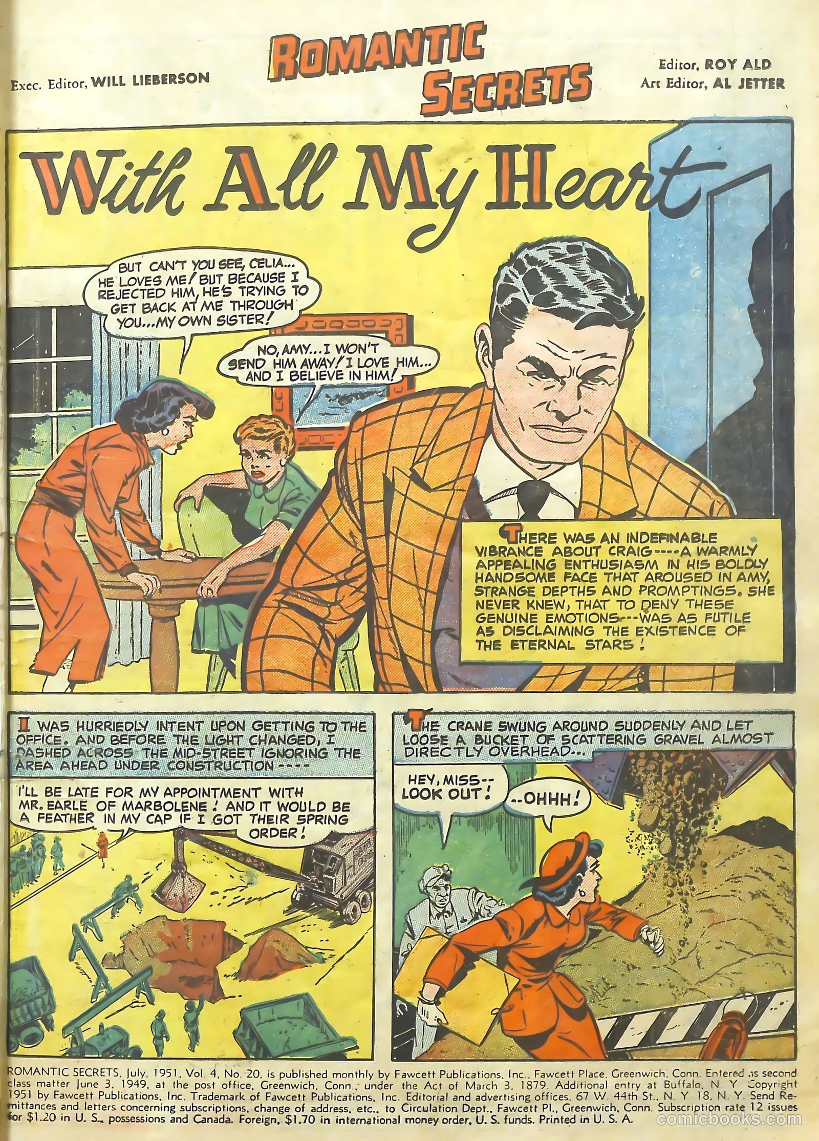 Romantic Secrets #20 (1951) — page 4 of 37