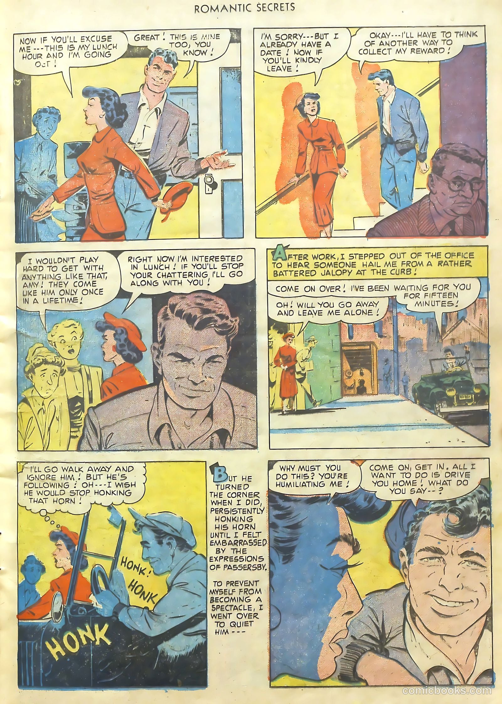 Romantic Secrets #20 (1951) — page 6 of 37