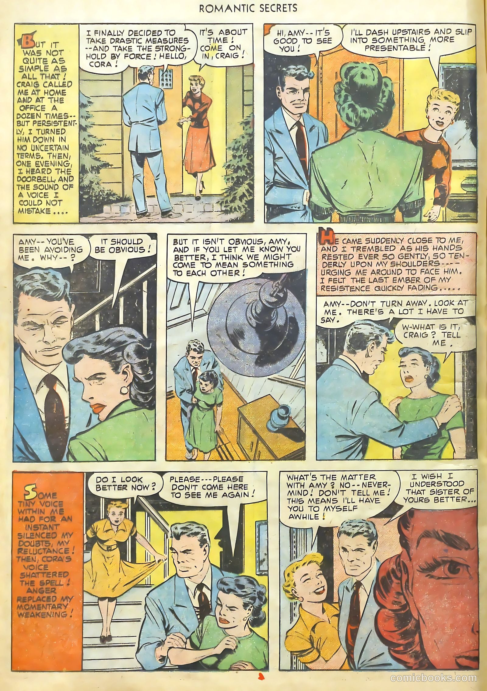 Romantic Secrets #20 (1951) — page 9 of 37