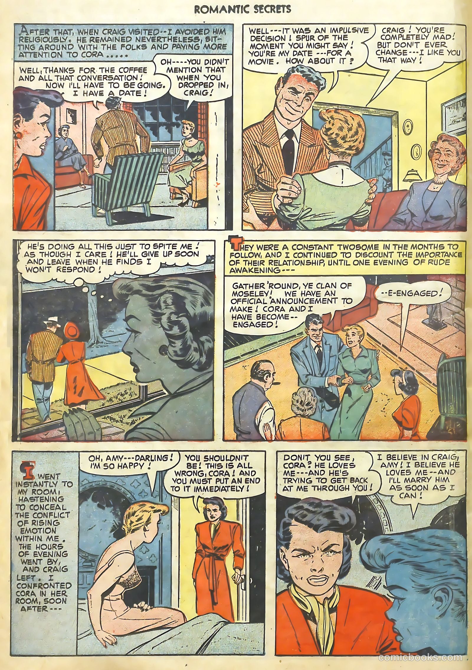 Romantic Secrets #20 (1951) — page 11 of 37