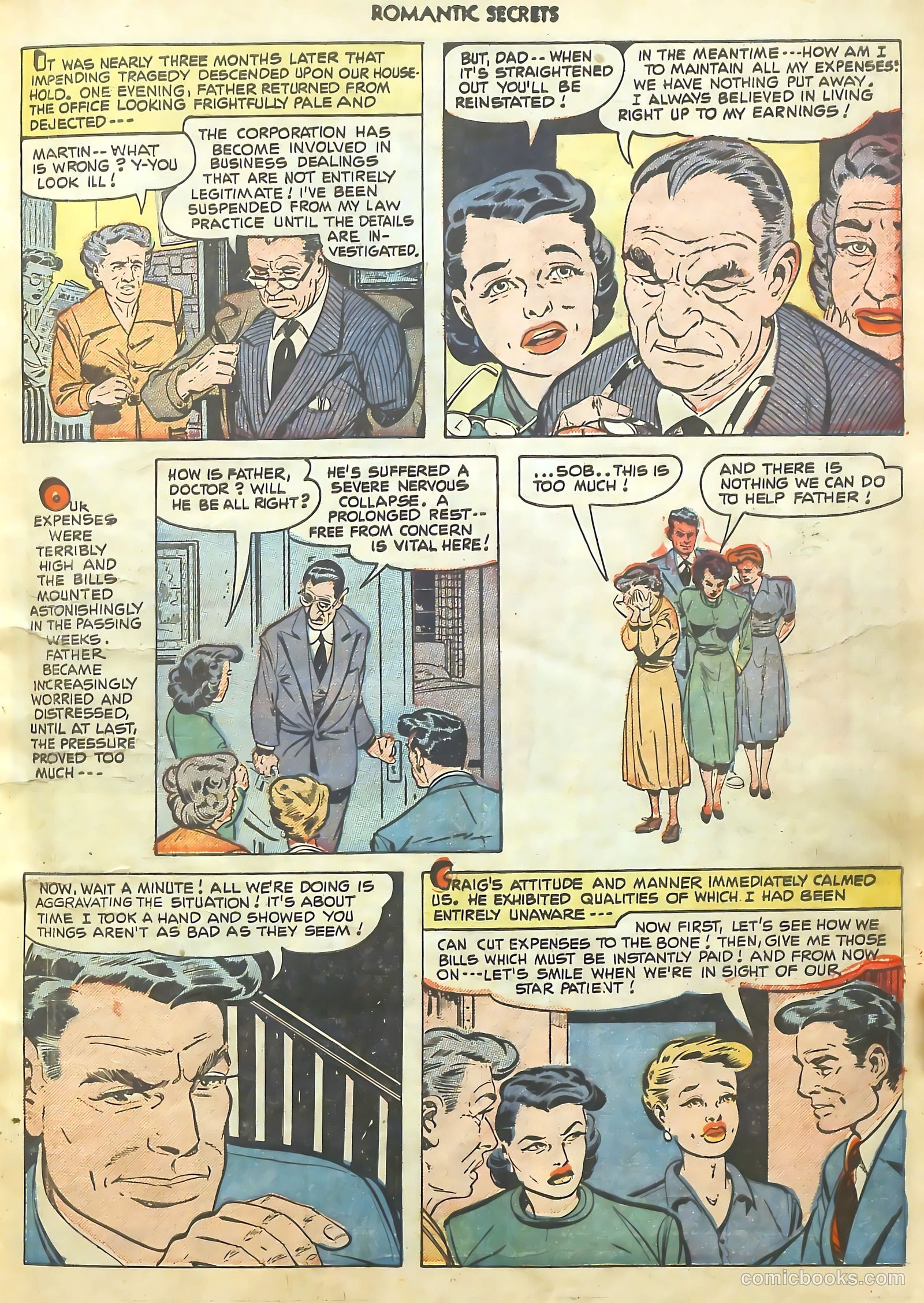 Romantic Secrets #20 (1951) — page 12 of 37