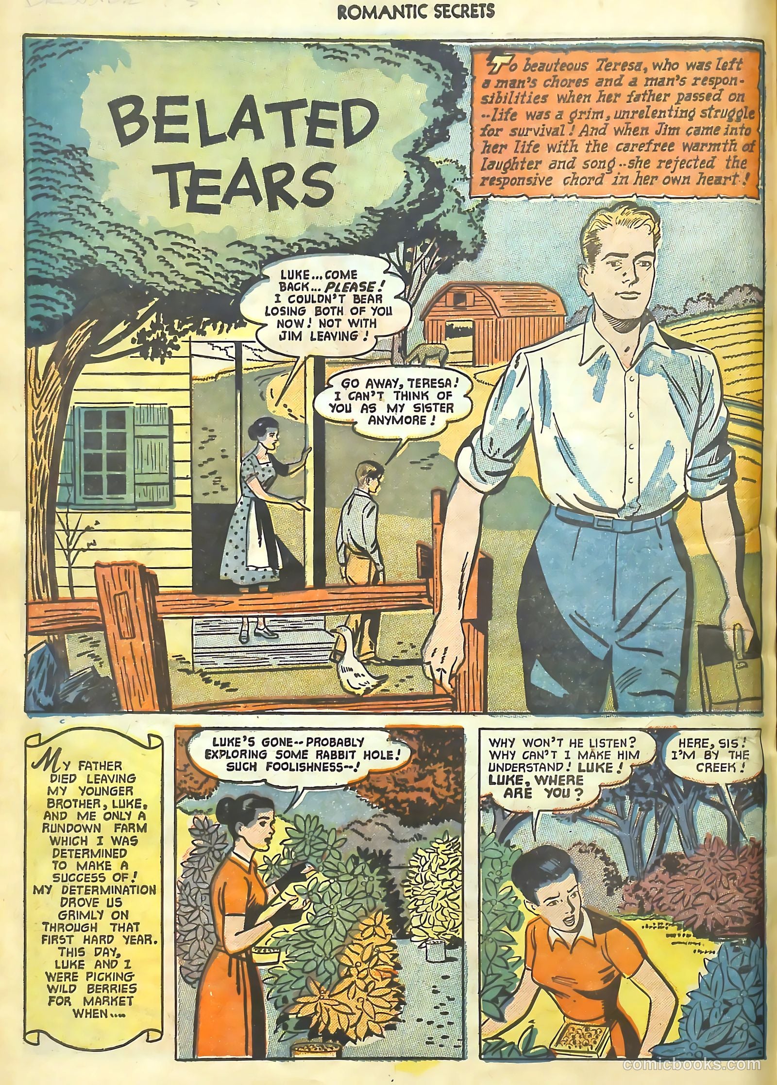 Romantic Secrets #20 (1951) — page 15 of 37
