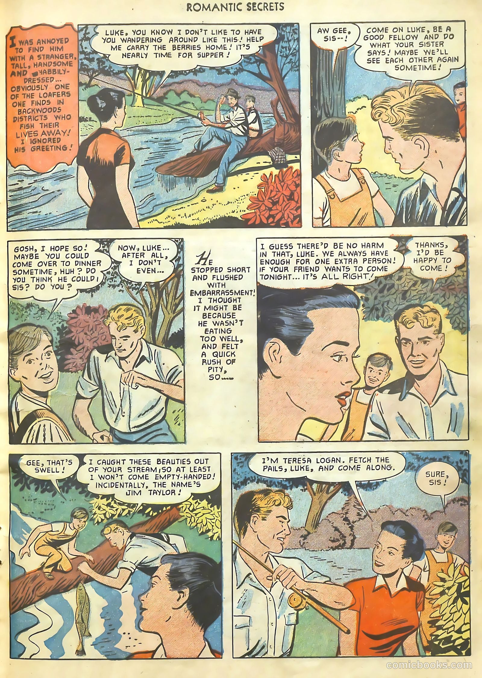 Romantic Secrets #20 (1951) — page 16 of 37