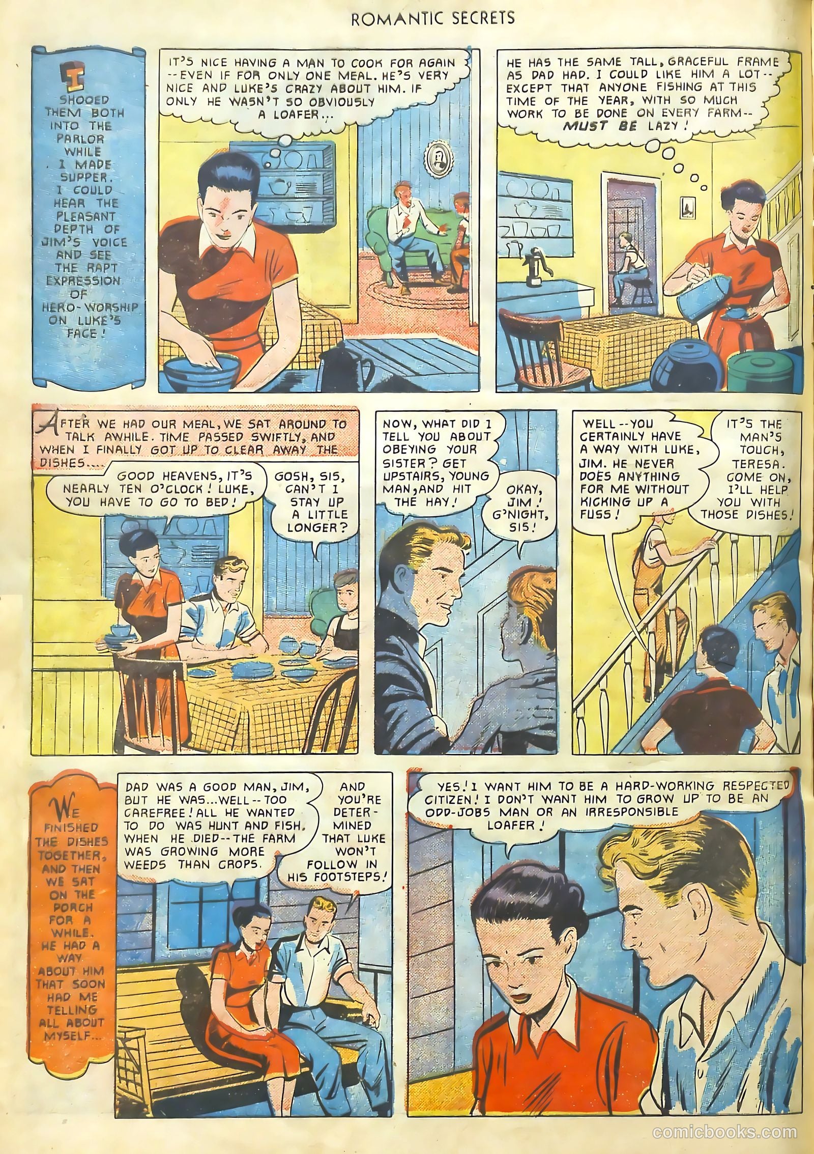 Romantic Secrets #20 (1951) — page 17 of 37