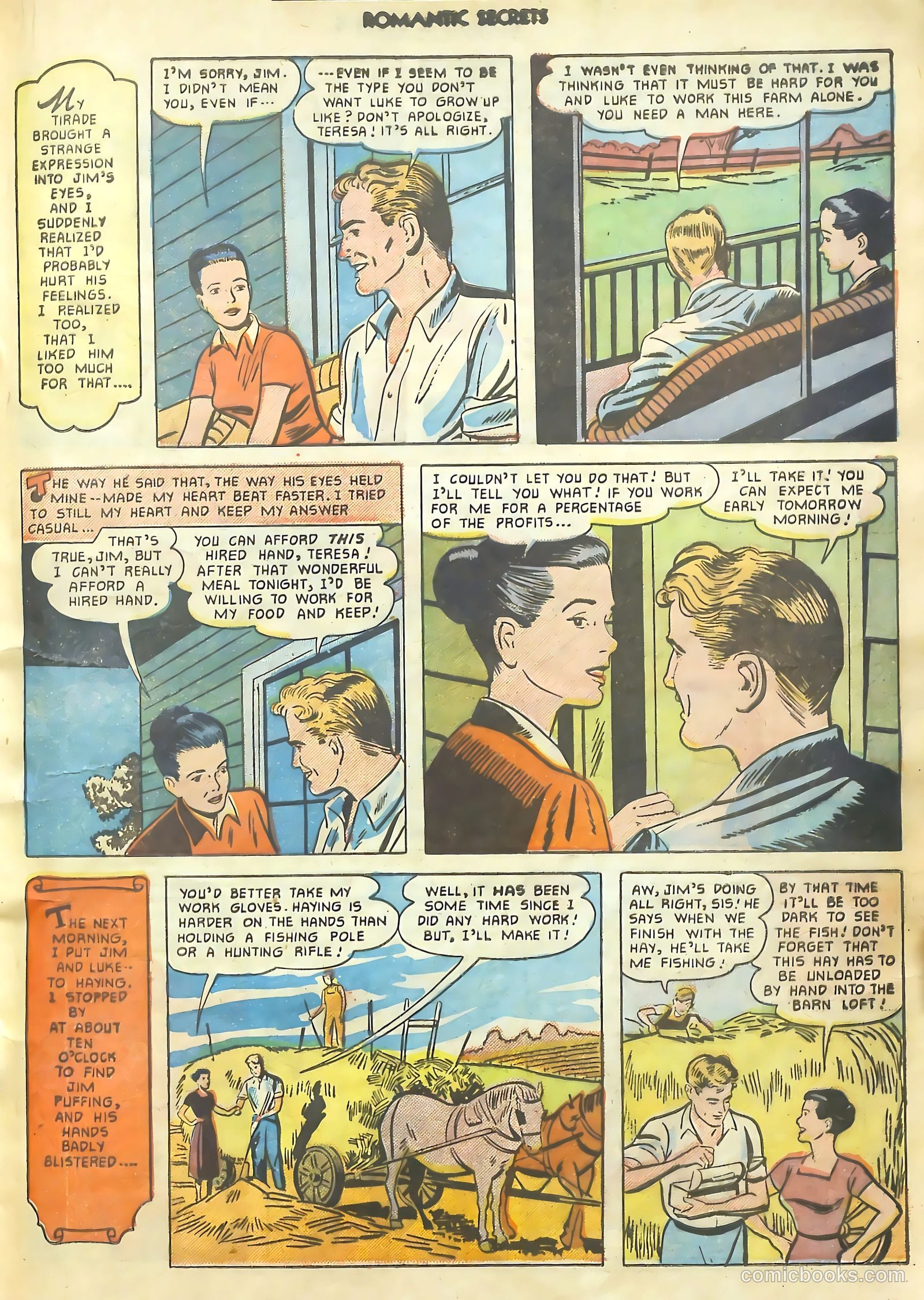 Romantic Secrets #20 (1951) — page 18 of 37