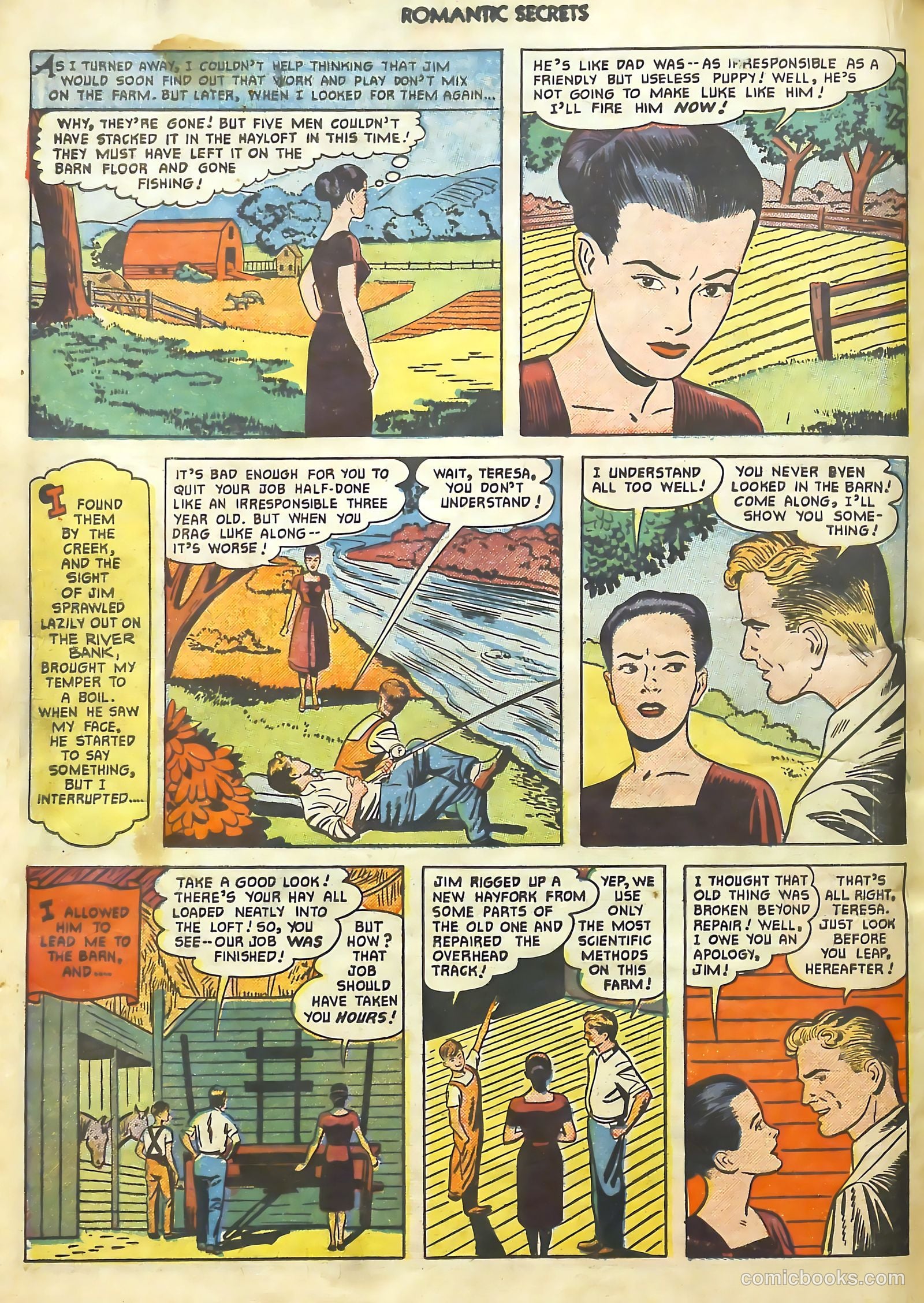 Romantic Secrets #20 (1951) — page 19 of 37