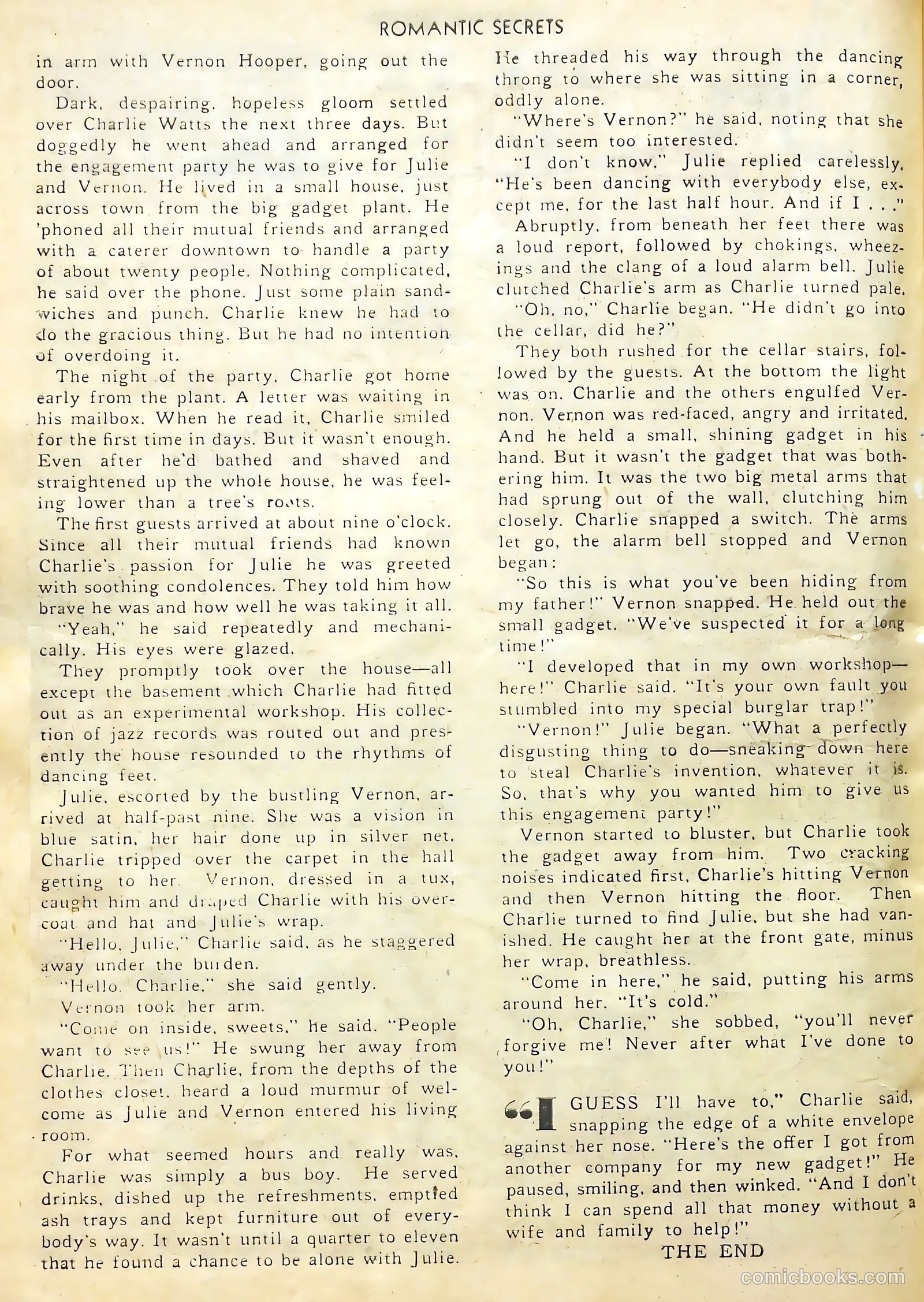 Romantic Secrets #20 (1951) — page 25 of 37