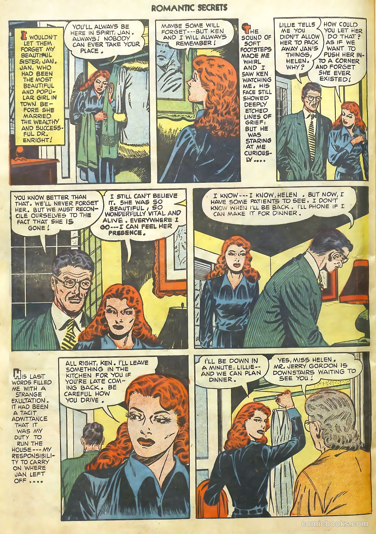 Romantic Secrets #20 (1951) — page 27 of 37