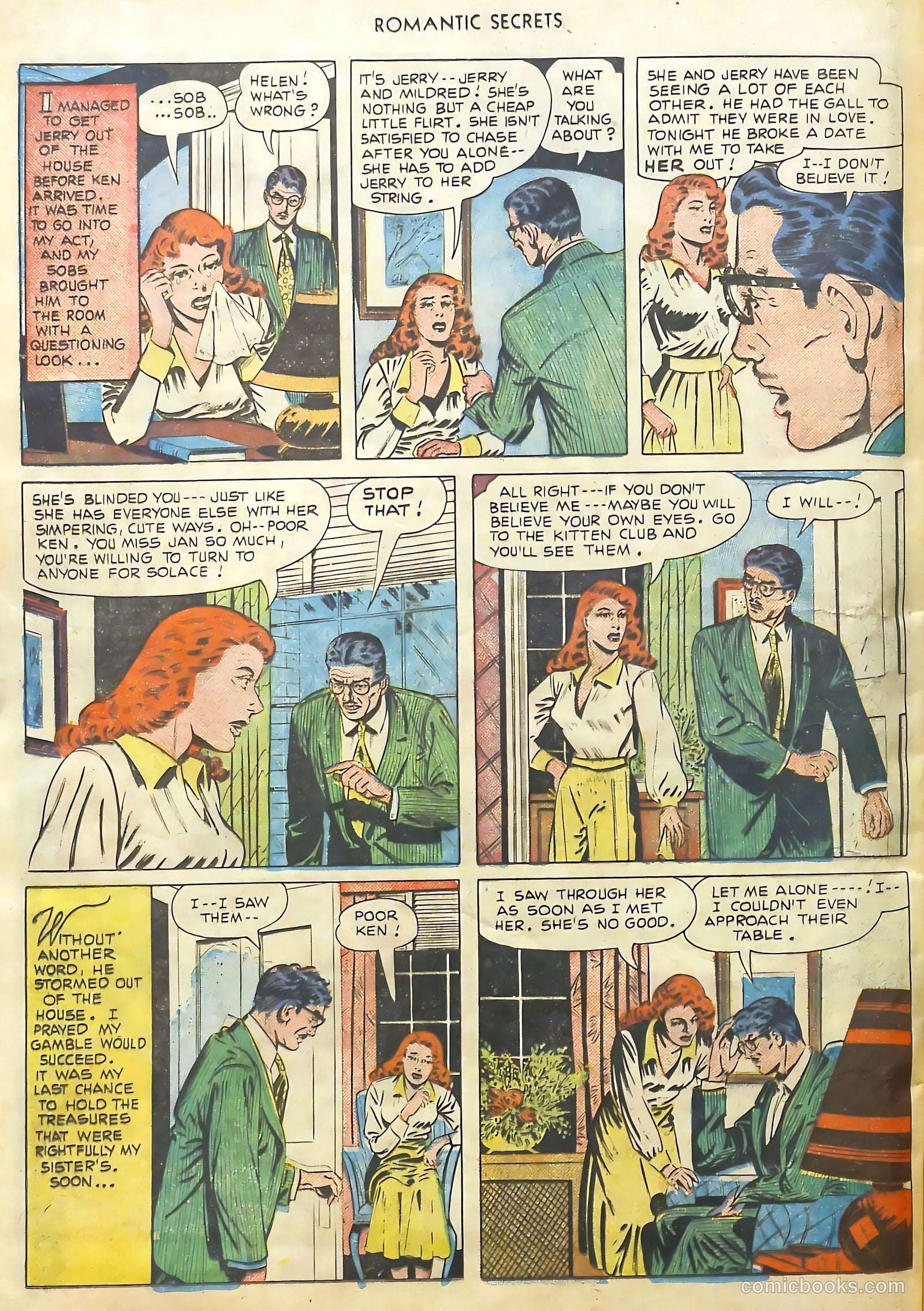 Romantic Secrets #20 (1951) — page 33 of 37