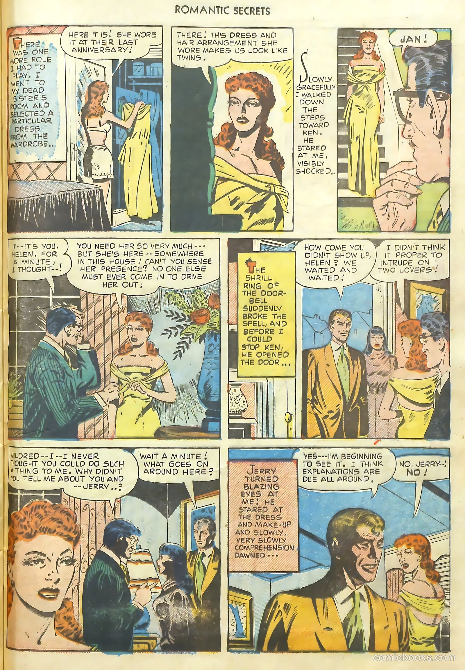 Romantic Secrets #20 (1951) — page 34 of 37