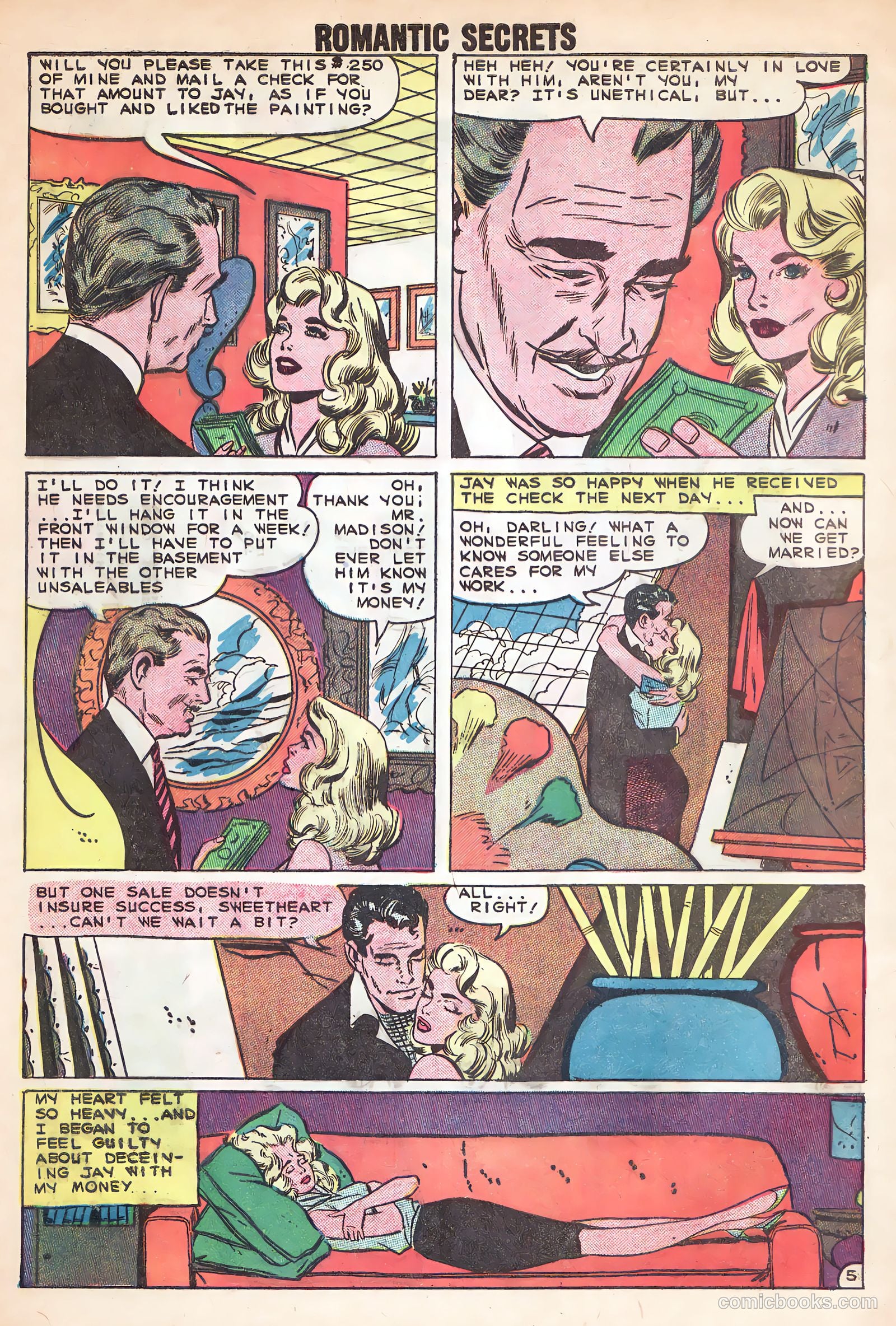 Romantic Secrets #21 (1959) — page 8 of 36