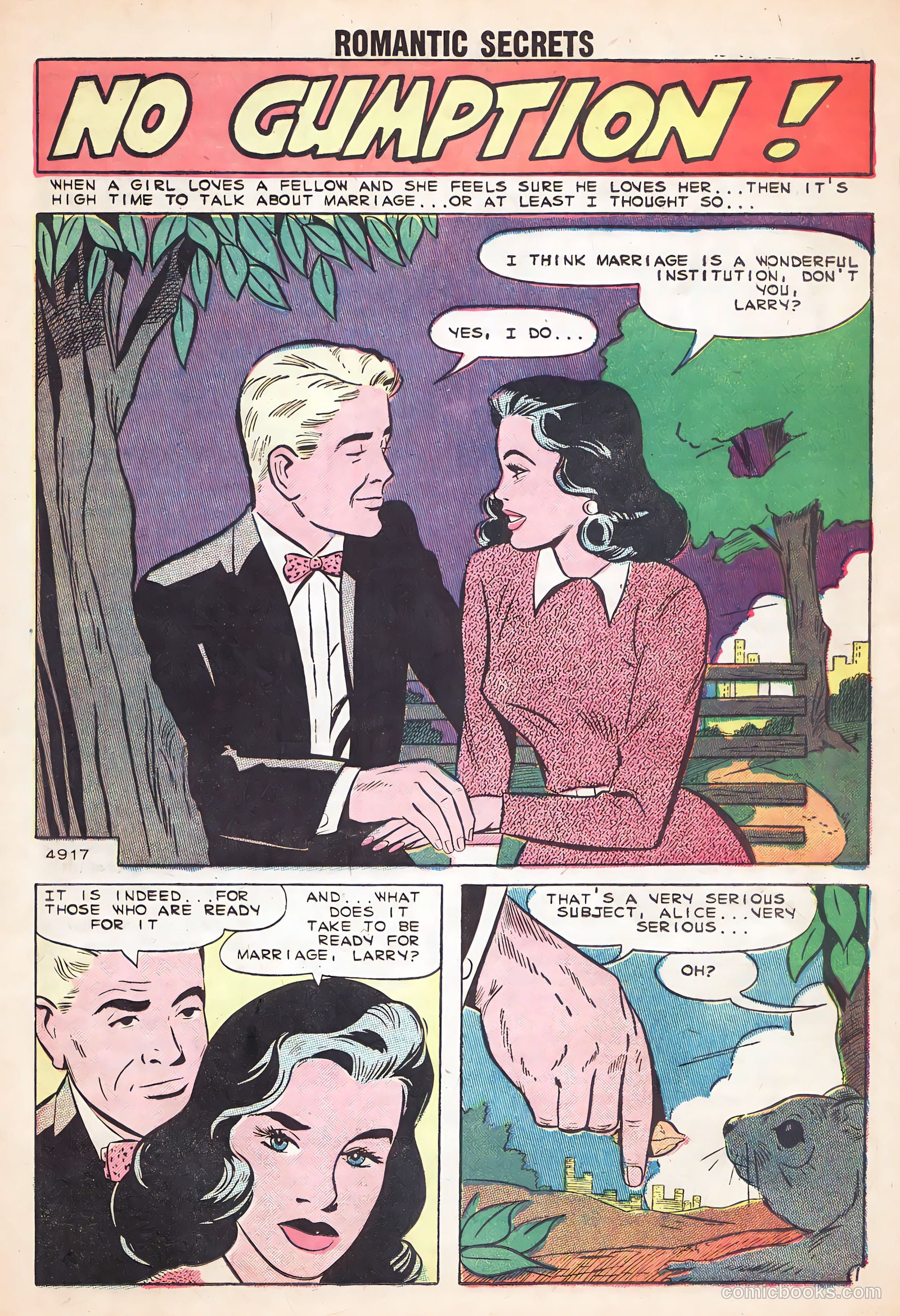 Romantic Secrets #21 (1959) — page 20 of 36