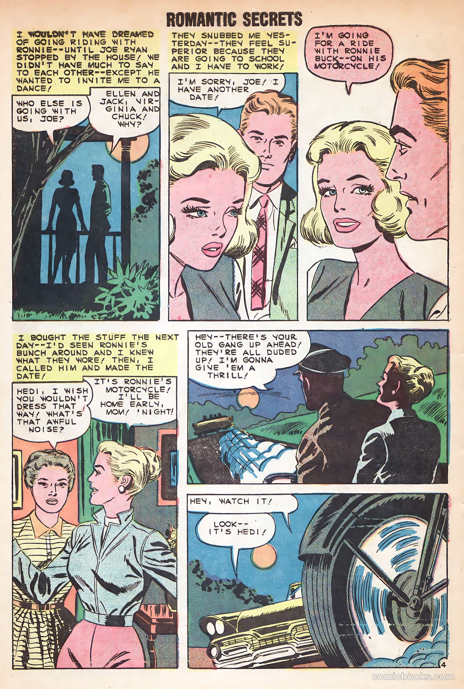 Romantic Secrets #21 (1959) — page 32 of 36