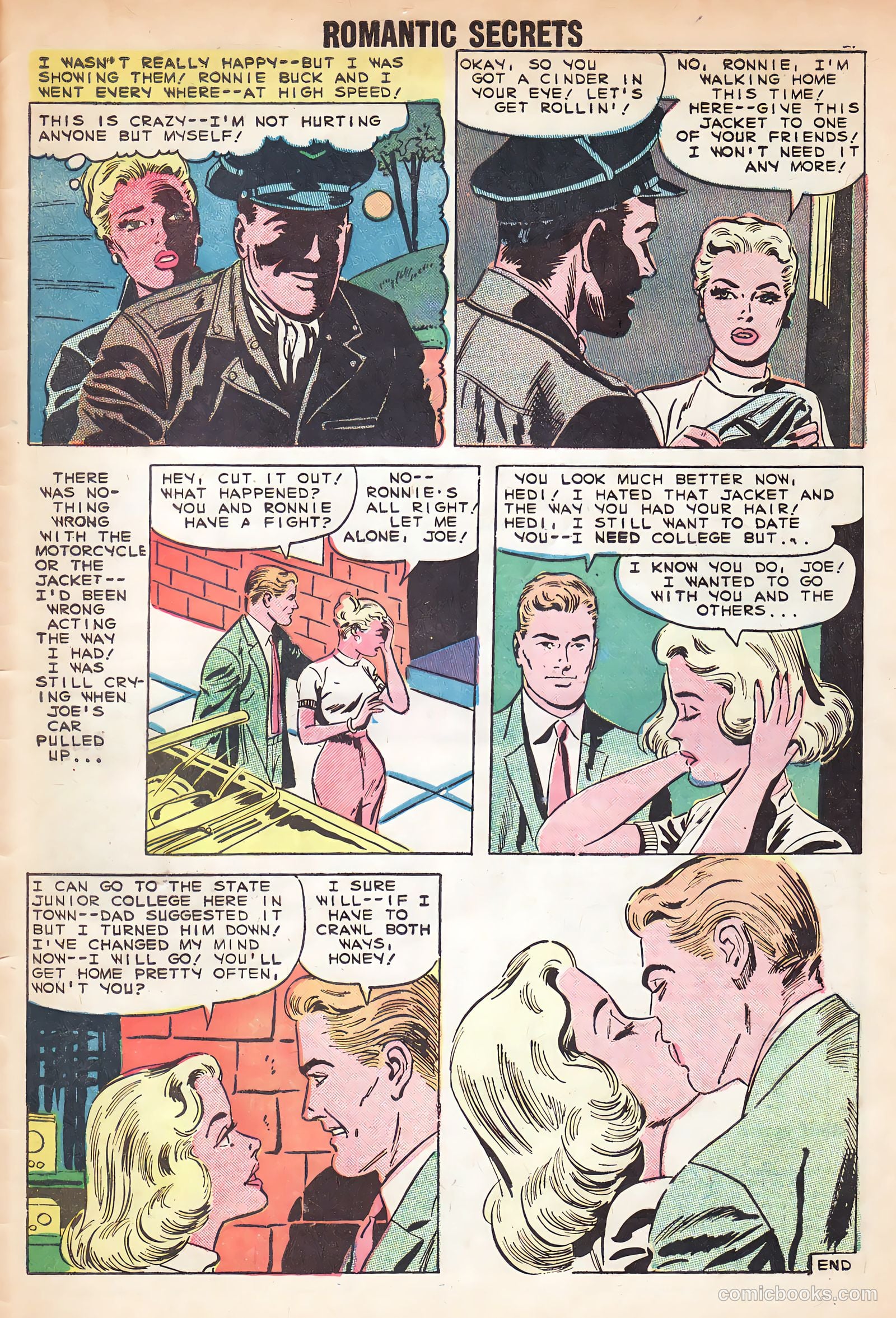 Romantic Secrets #21 (1959) — page 33 of 36