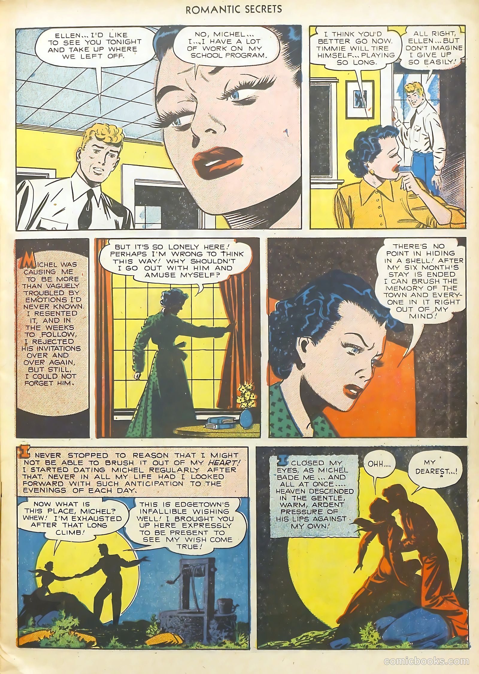 Romantic Secrets #21 (1951) — page 7 of 36