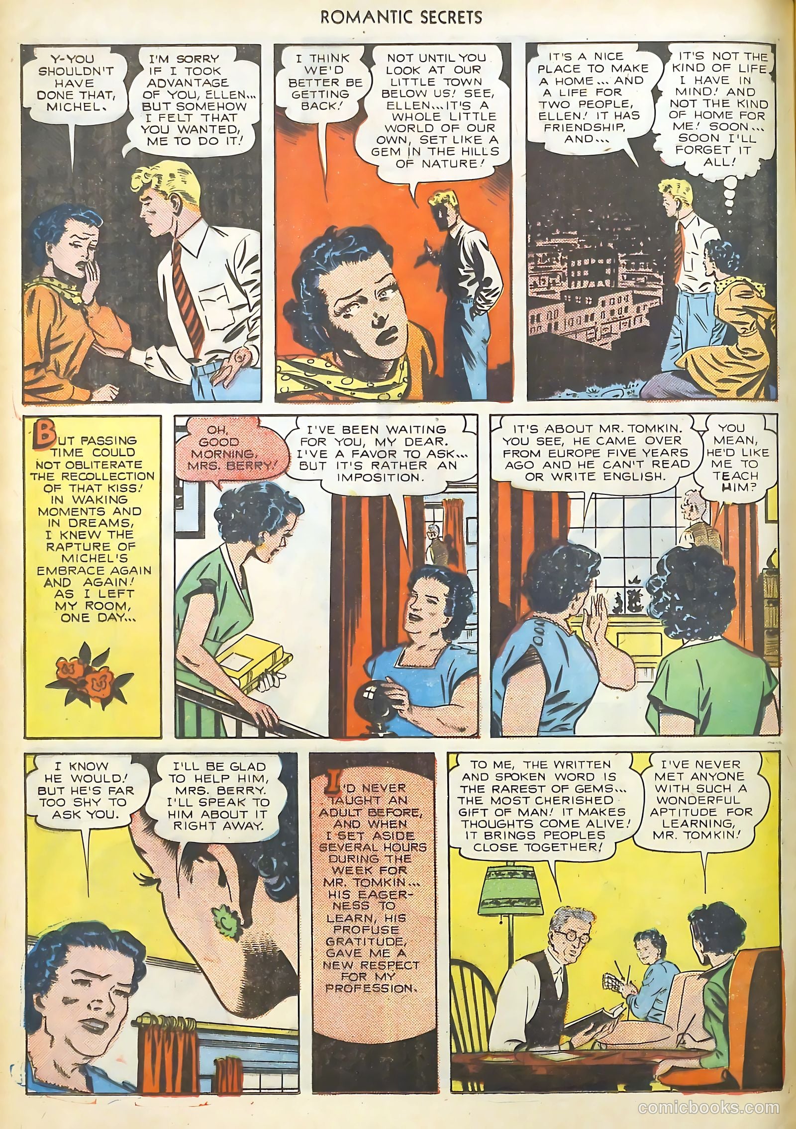 Romantic Secrets #21 (1951) — page 8 of 36