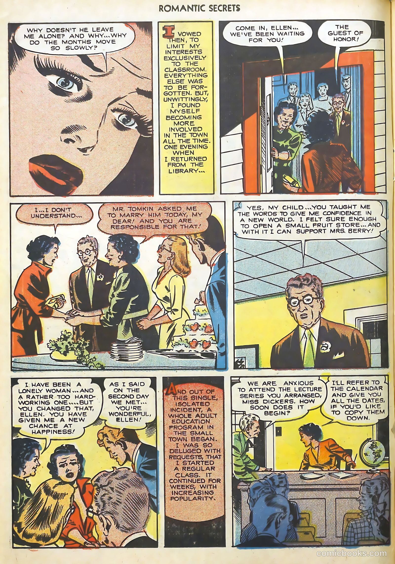 Romantic Secrets #21 (1951) — page 10 of 36