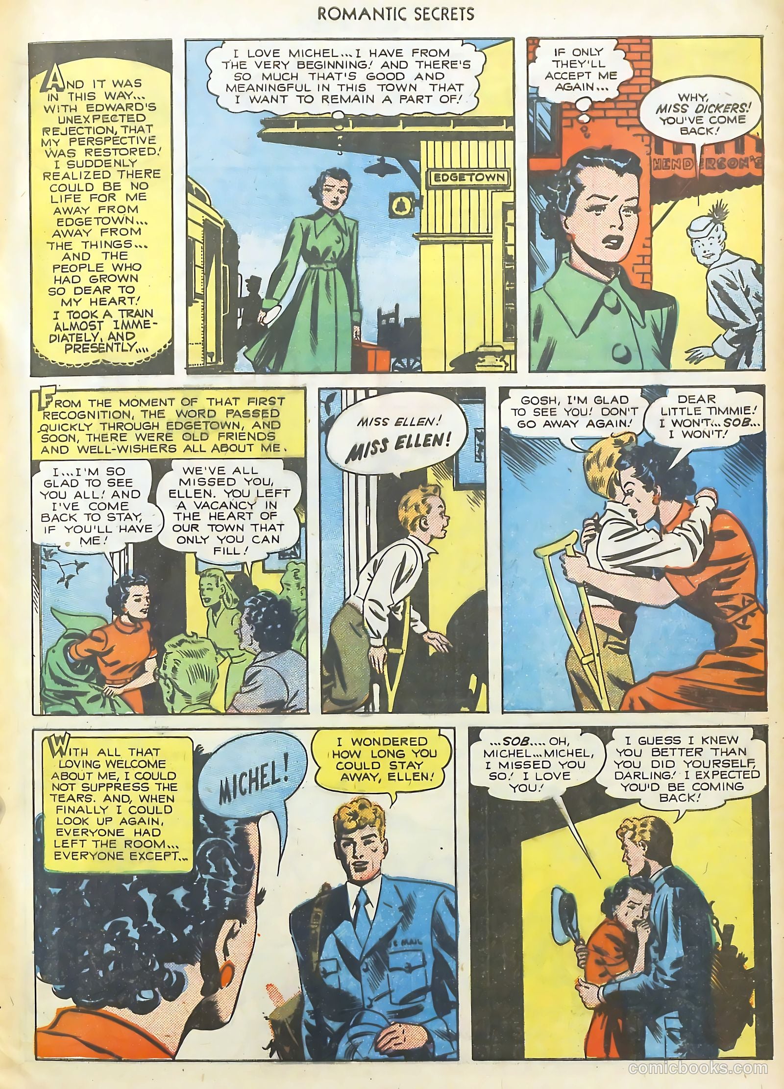 Romantic Secrets #21 (1951) — page 13 of 36
