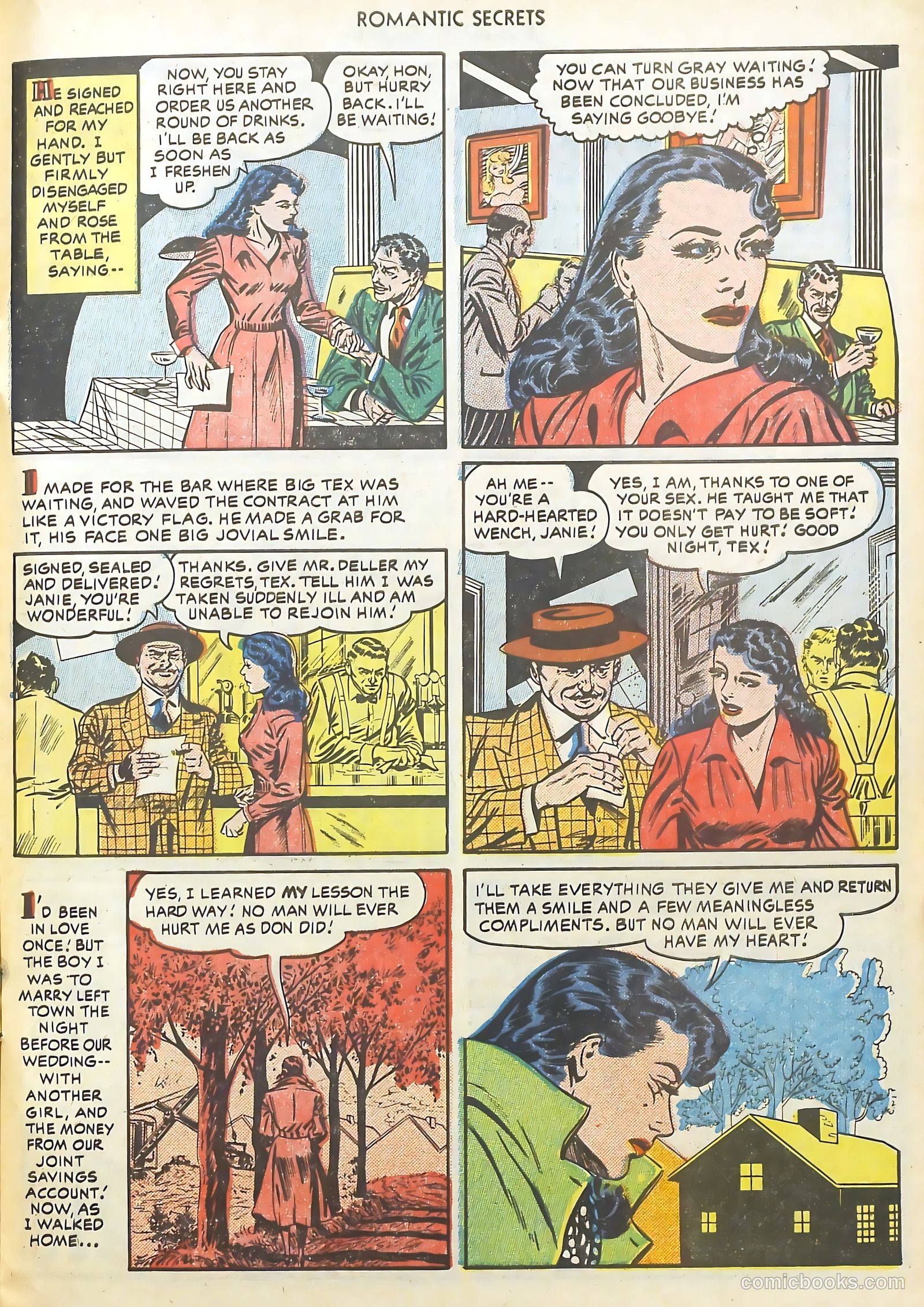 Romantic Secrets #21 (1951) — page 15 of 36