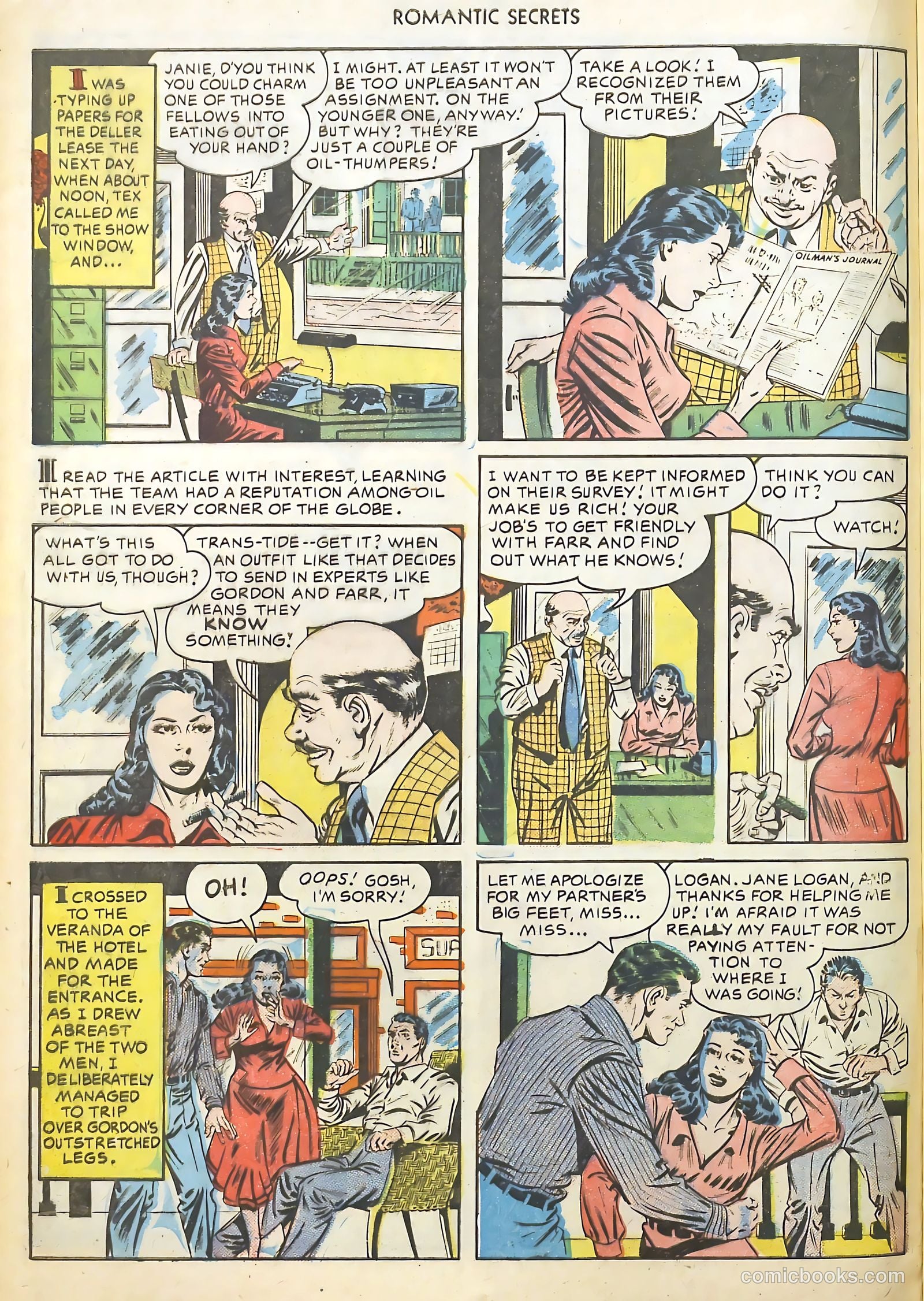 Romantic Secrets #21 (1951) — page 16 of 36